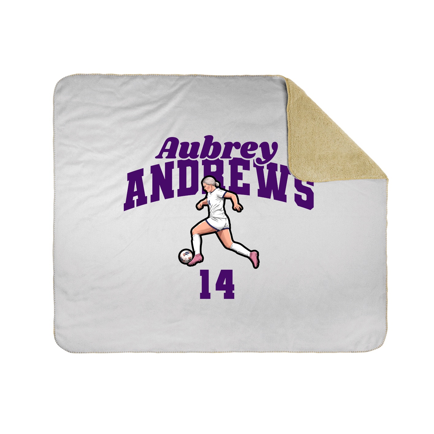 Throw Blanket — Signature Arch in White