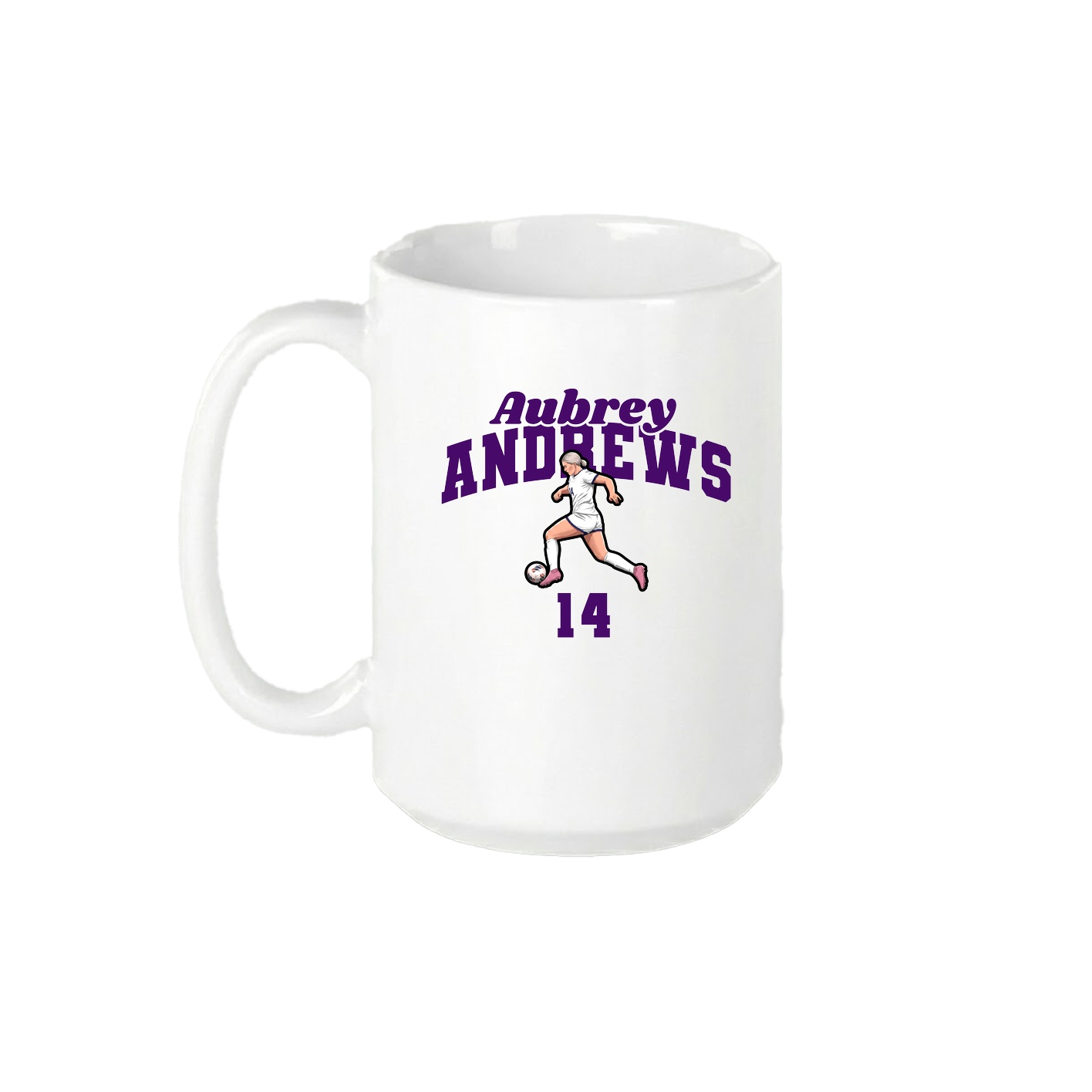 15oz Coffee Mug — Signature Arch in White