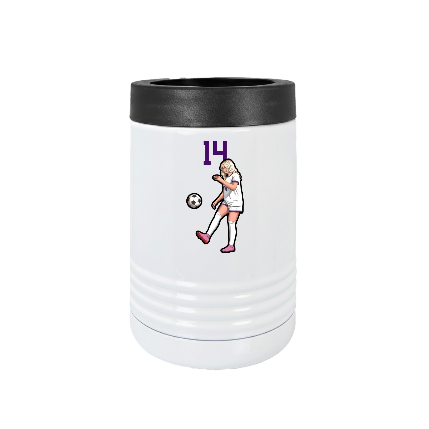 Beverage Holder — Number Top in White