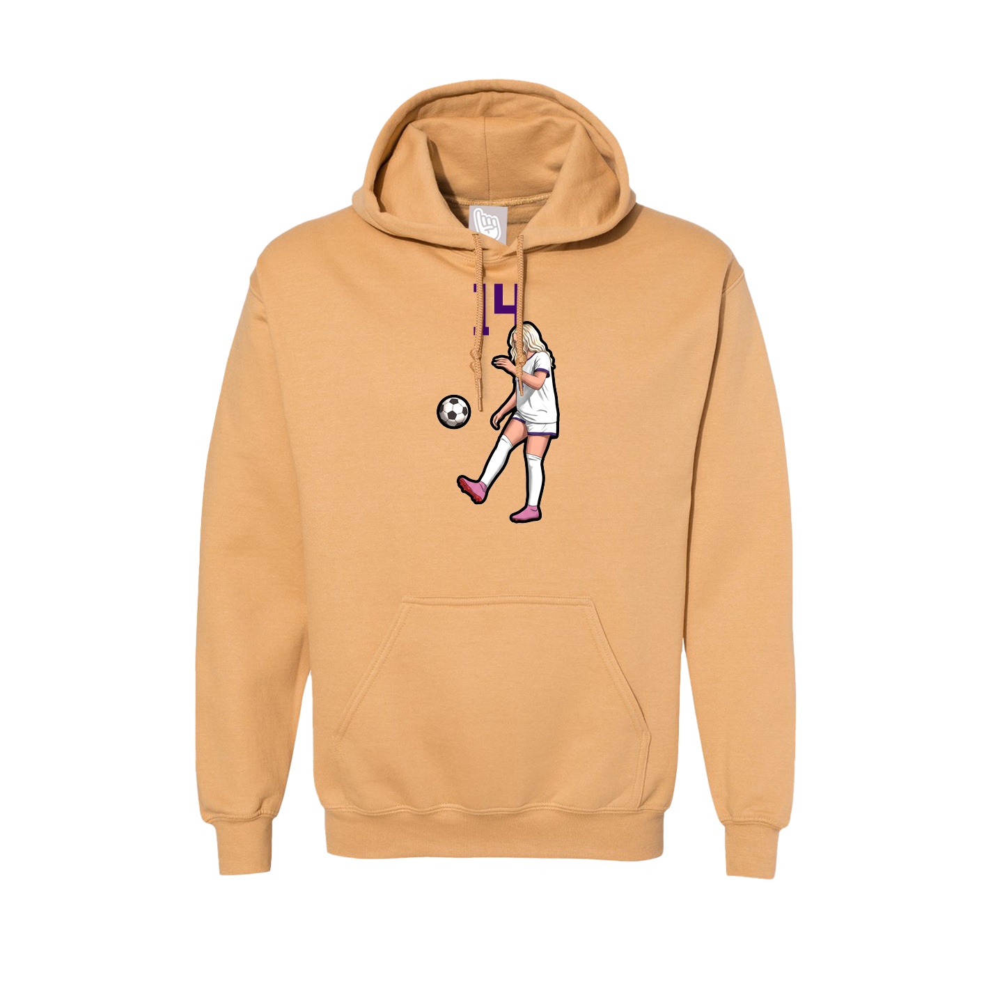 Hoodie — Number Top in Vegas Gold