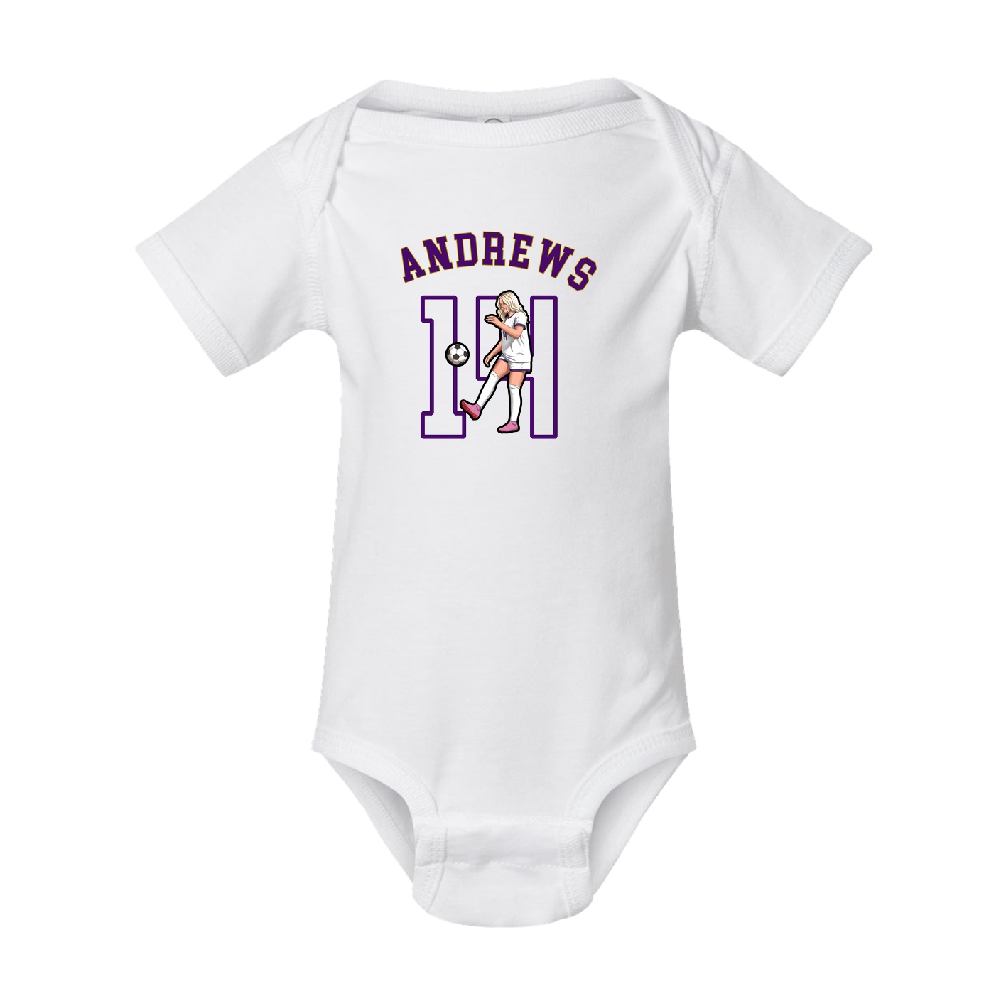 Baby Onesie — Shirsey Arch in White