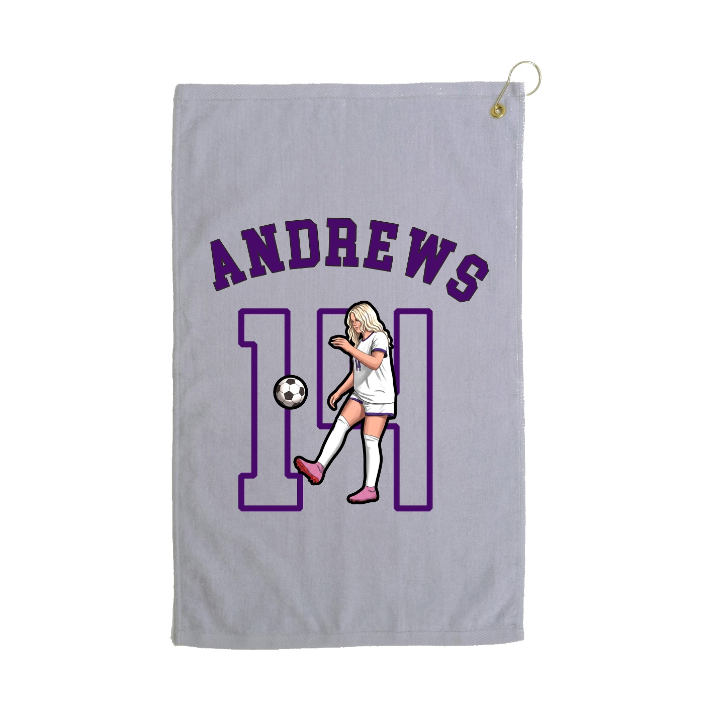 Golf Towel — Shirsey Arch in Grey