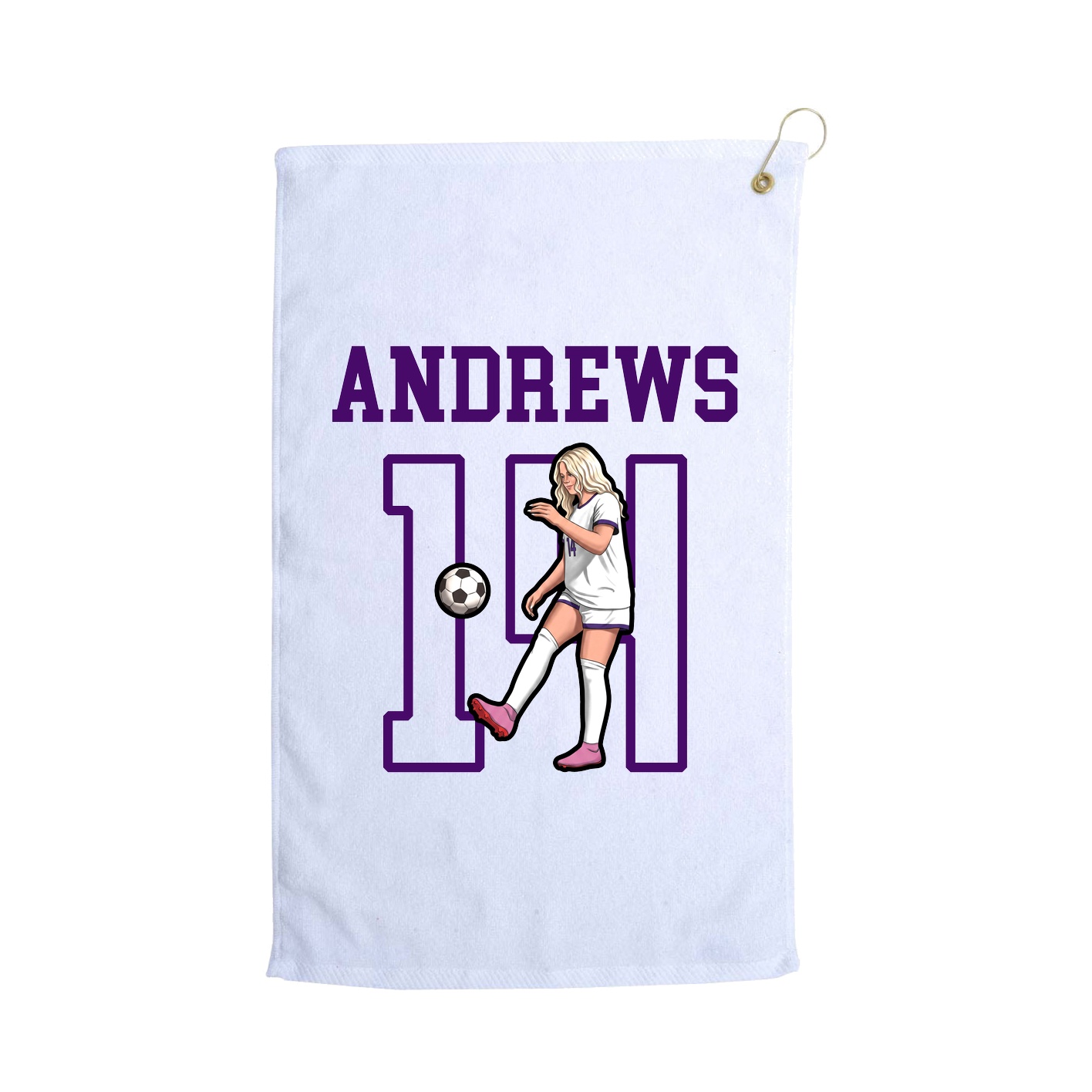 Golf Towel — Shirsey in White