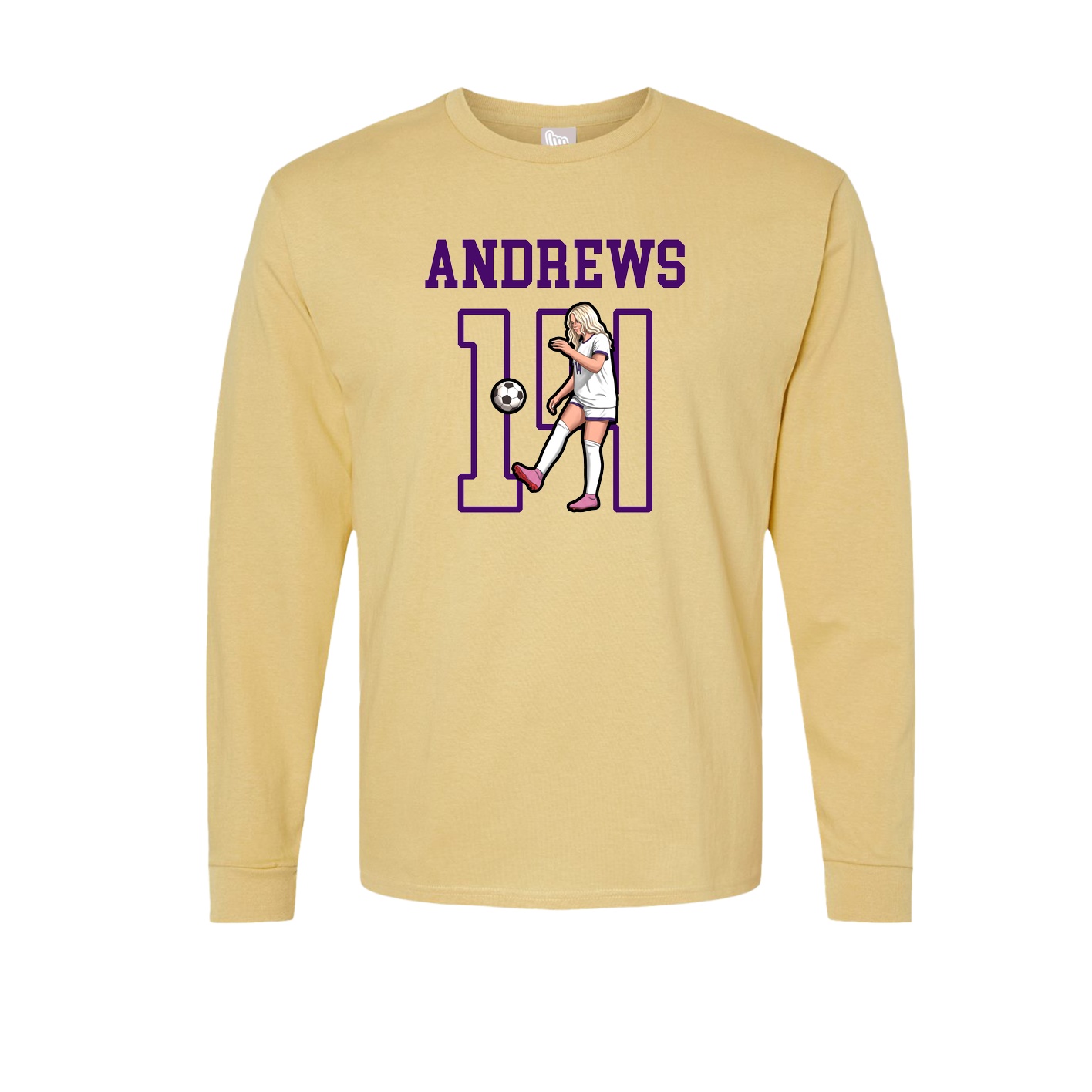 Long Sleeve Tee — Shirsey in Vegas Gold
