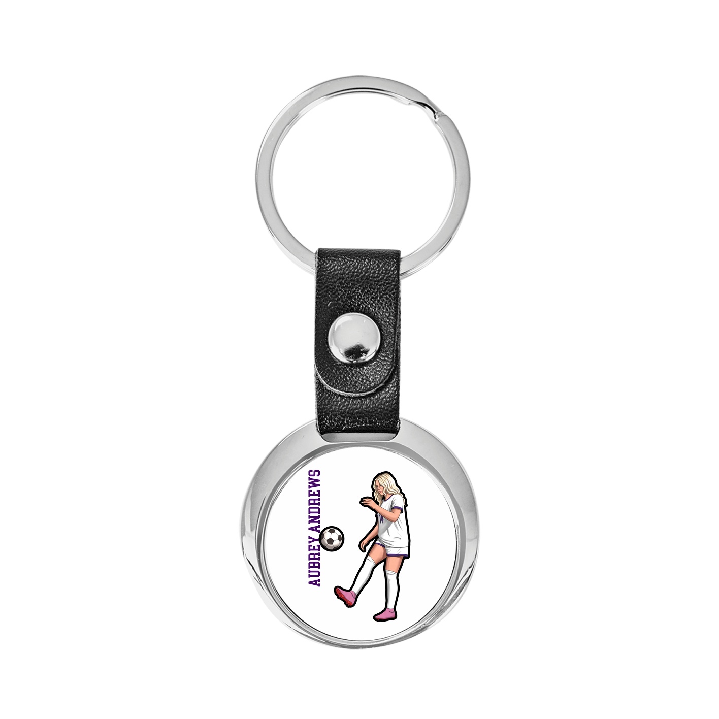 Key Chain — Name Vertical in Classic