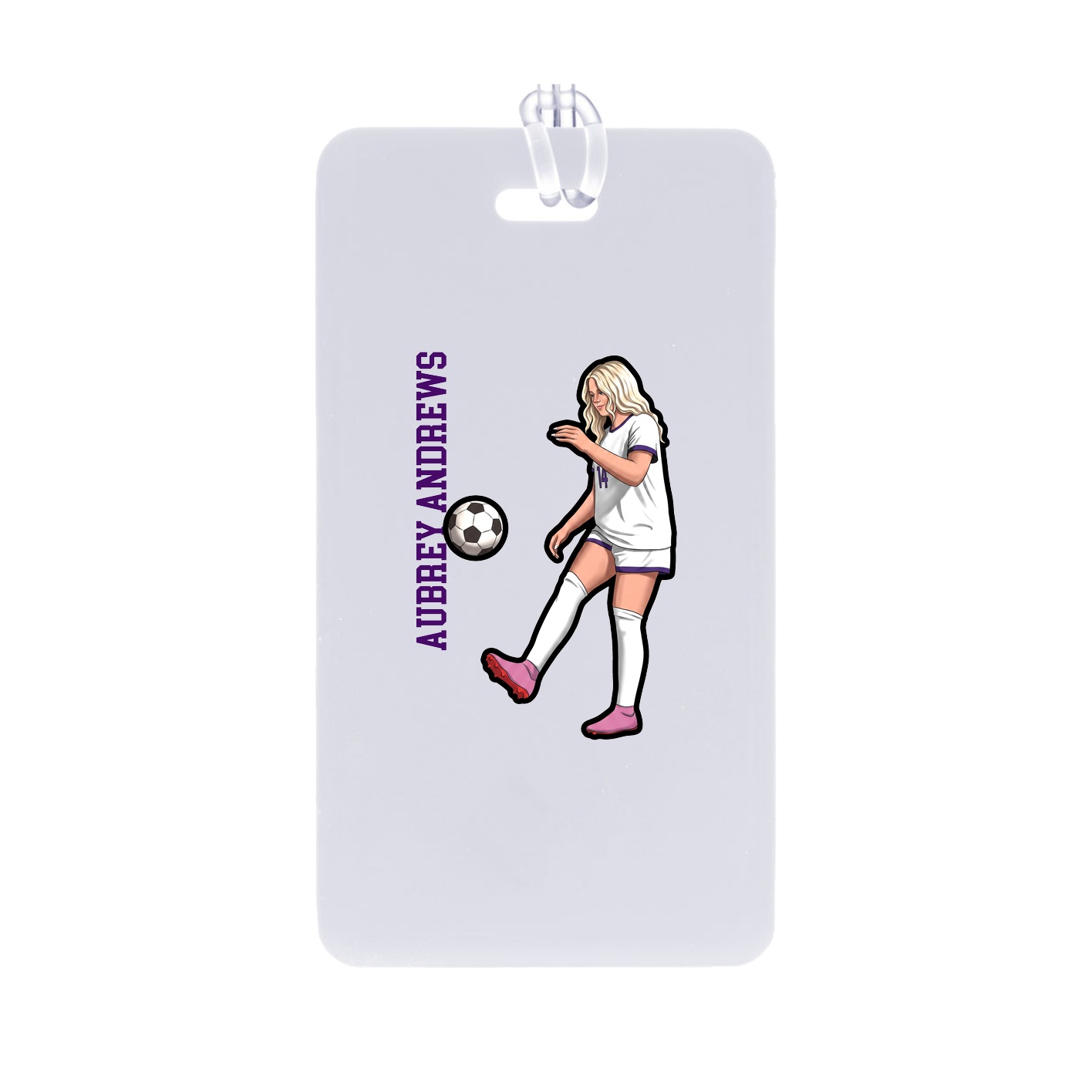 Bag Tag — Name Vertical in Classic