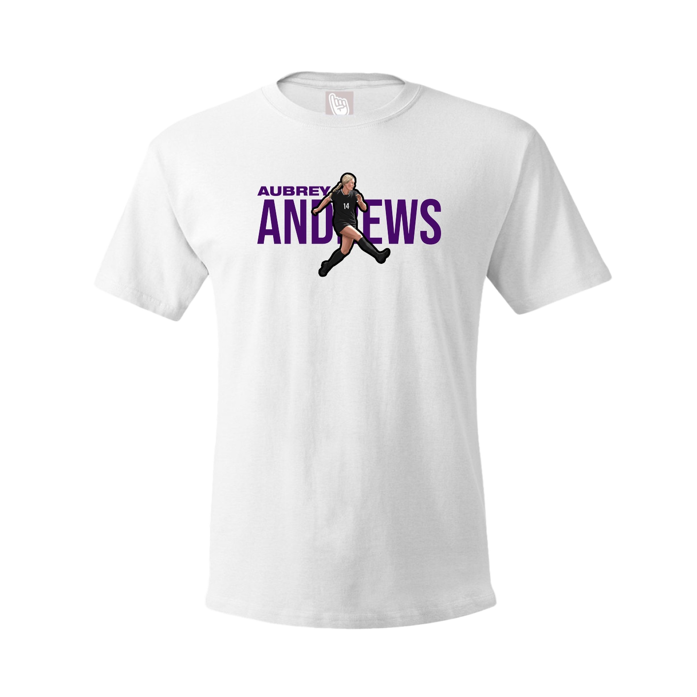 Youth Tee — Player Name in White