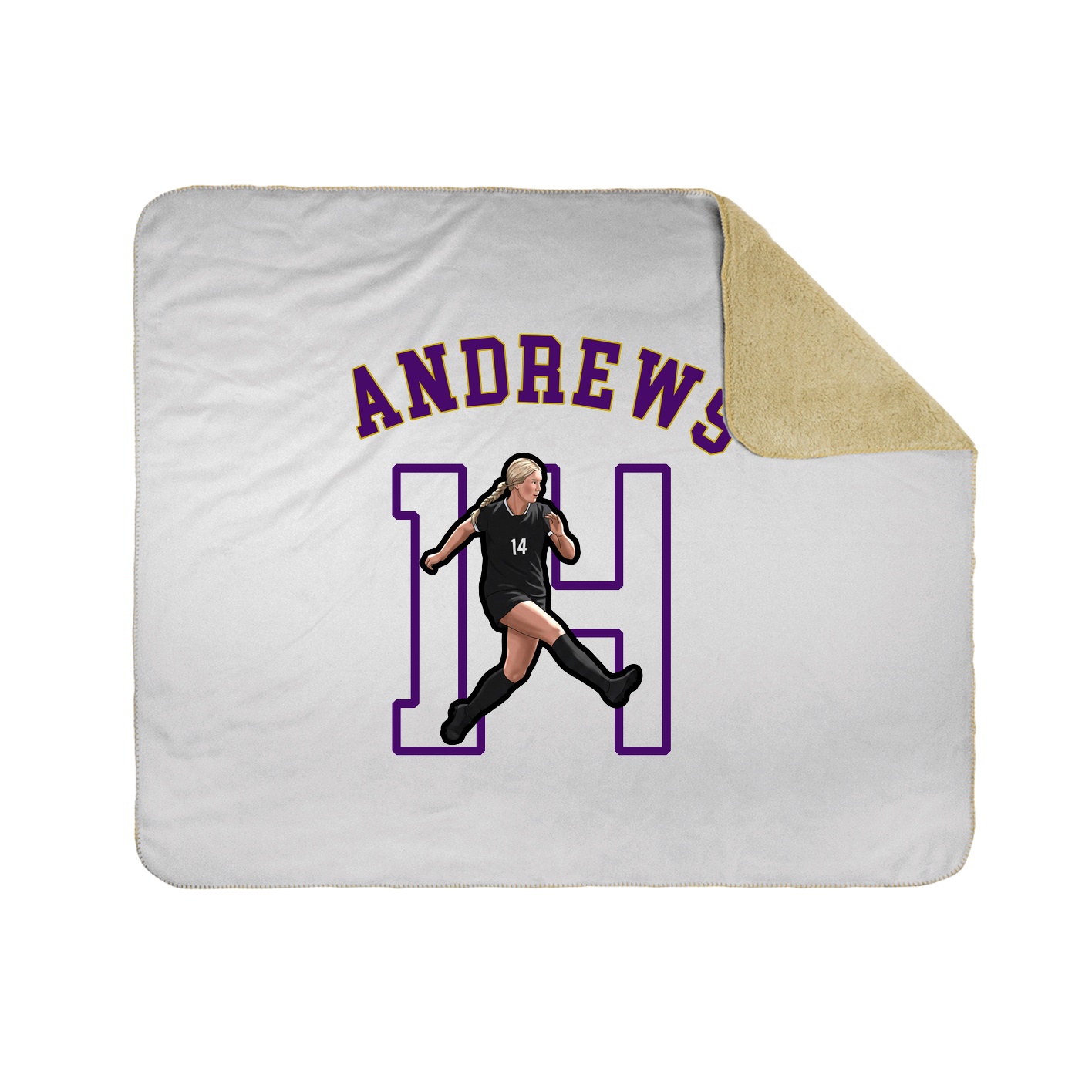 Throw Blanket — Shirsey Arch in White