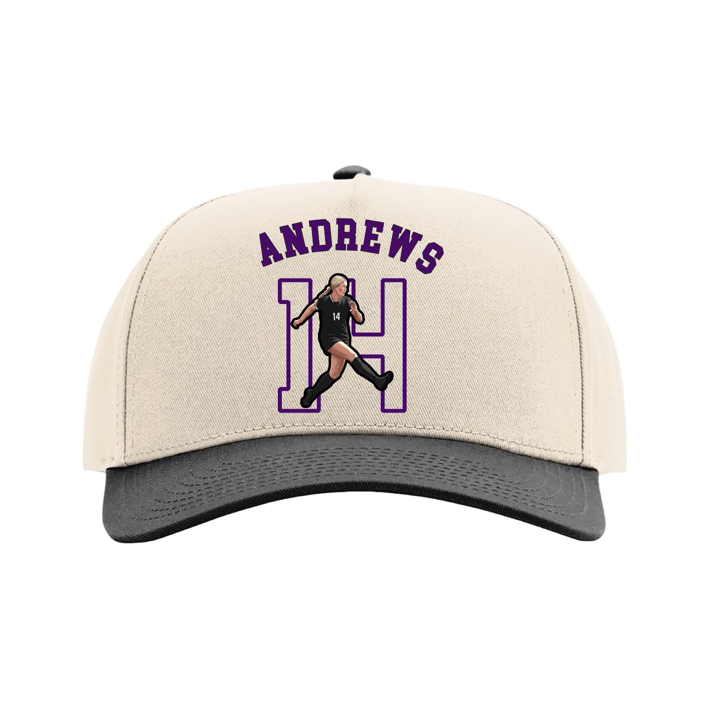 Full Fabric Five-Panel Champ Cap