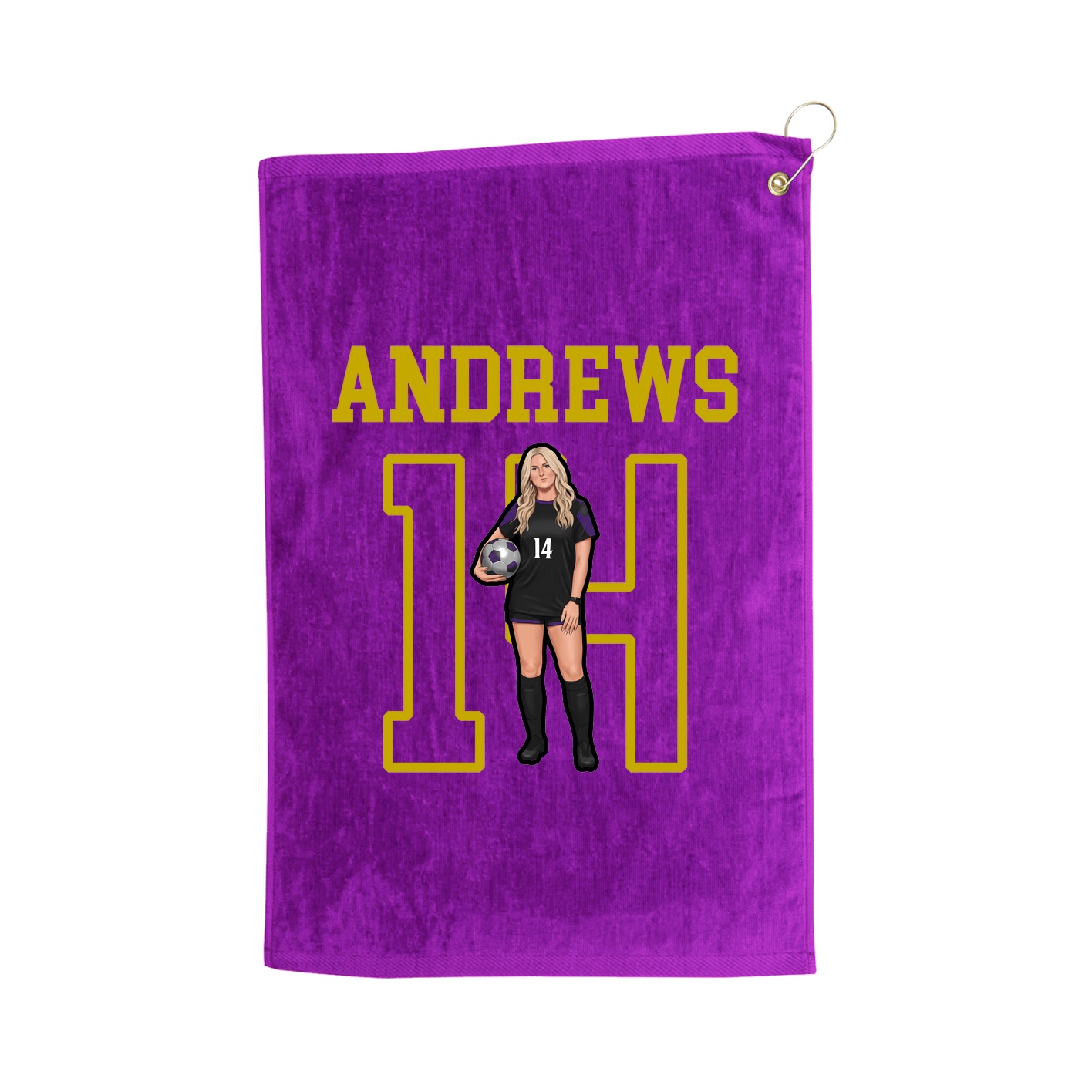 Golf Towel — Shirsey in Purple
