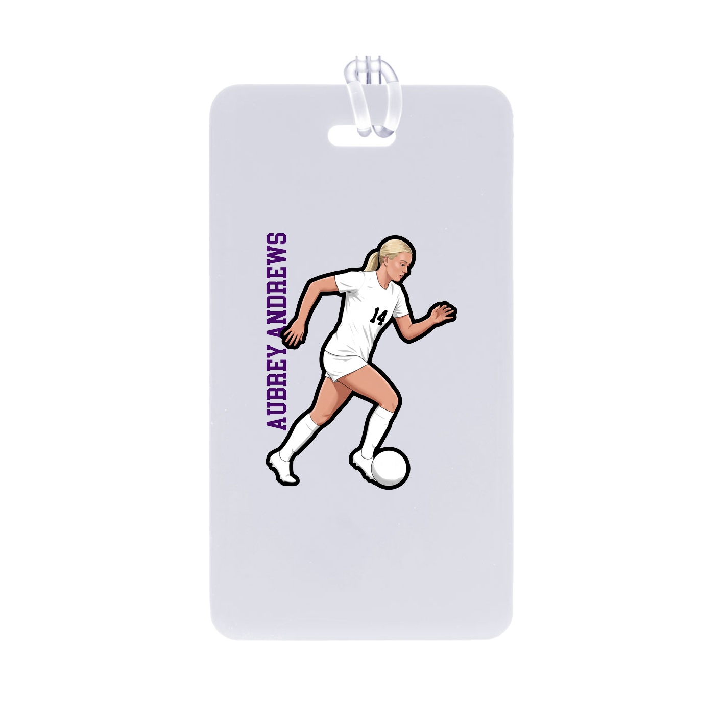 Bag Tag — Name Vertical in Classic