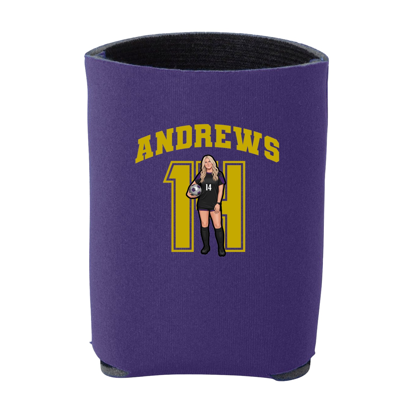 Can Holder — Number in Purple