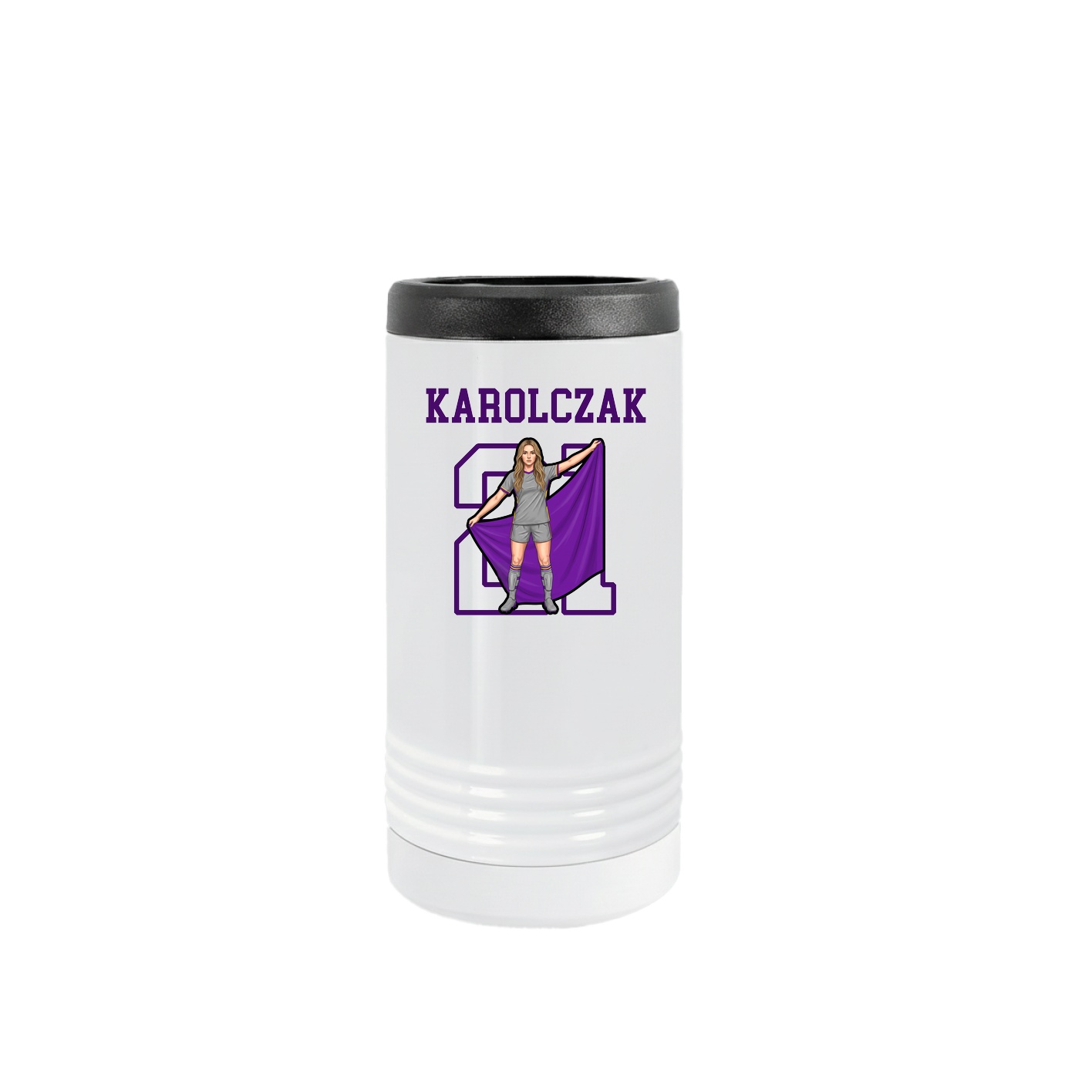 Slim Beverage Holder — Shirsey in White