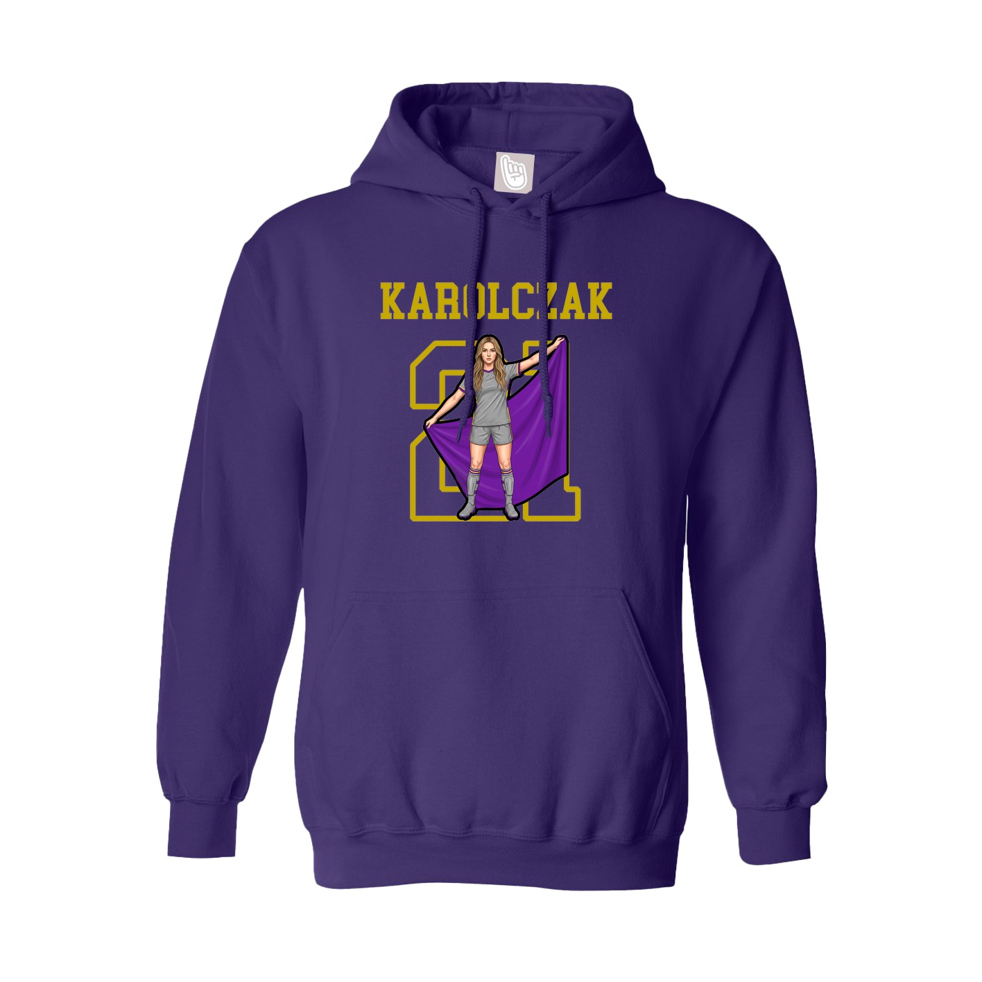 Hoodie — Shirsey in Purple