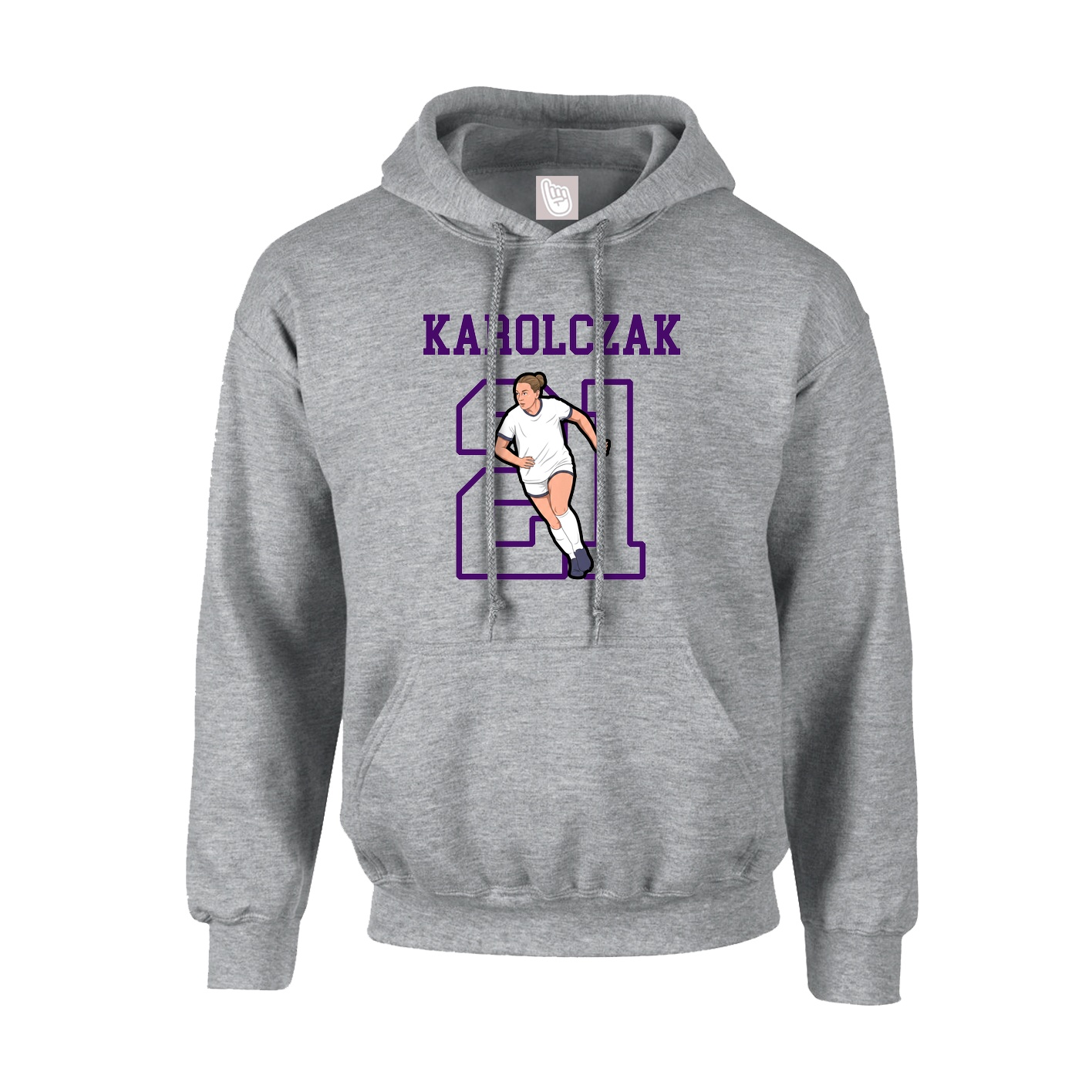 Hoodie — Shirsey in Grey