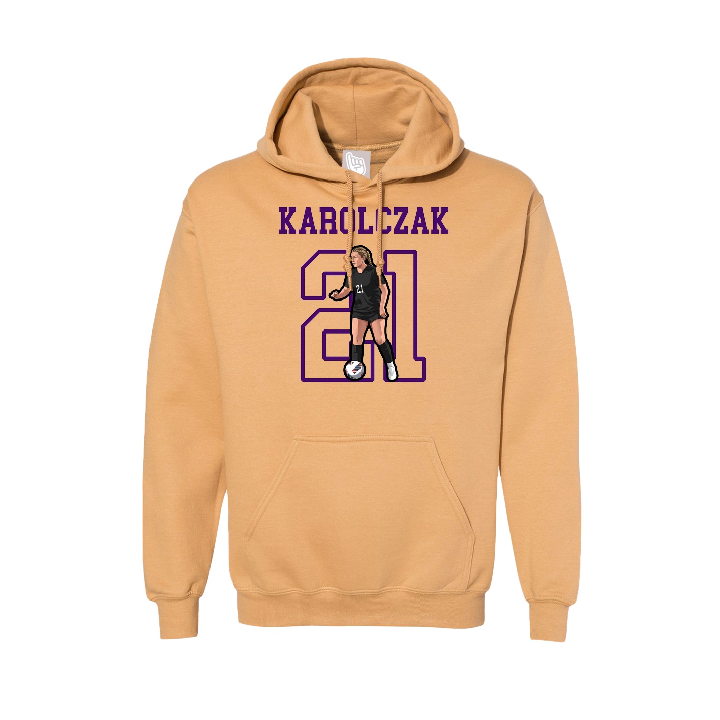 Hoodie — Shirsey in Vegas Gold