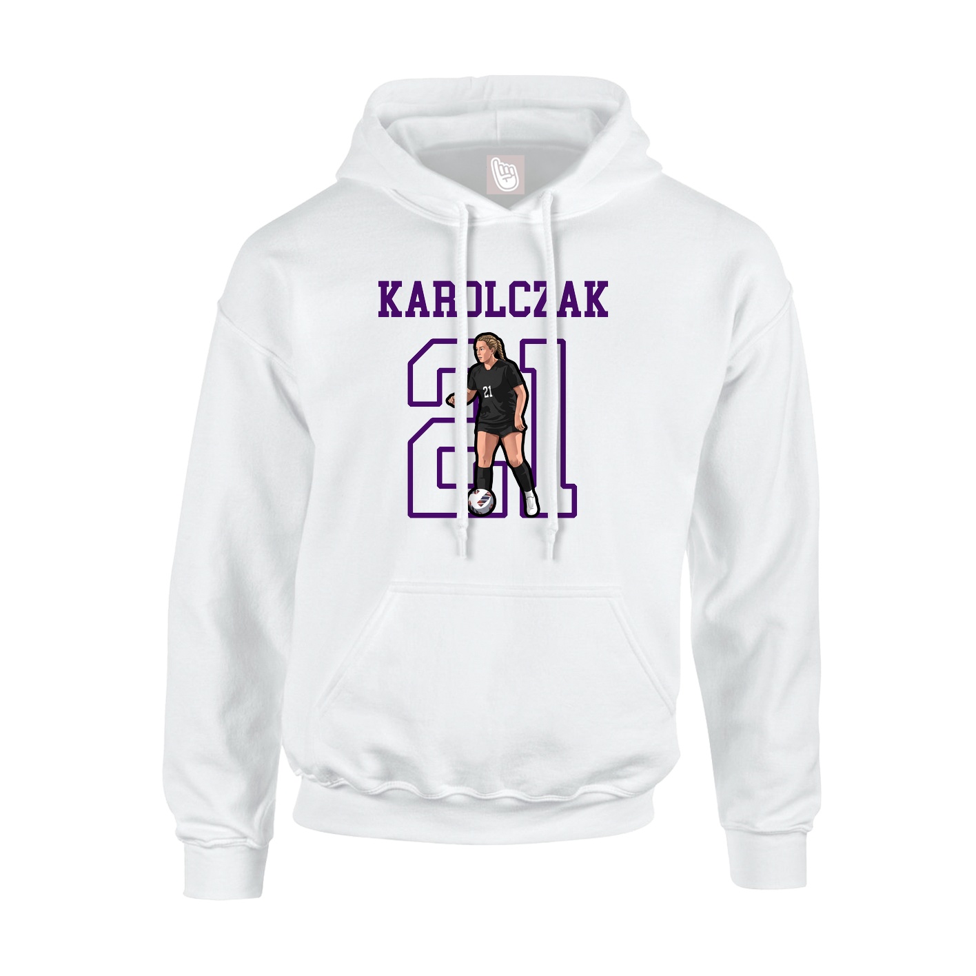 Youth Hoodie — Shirsey in White