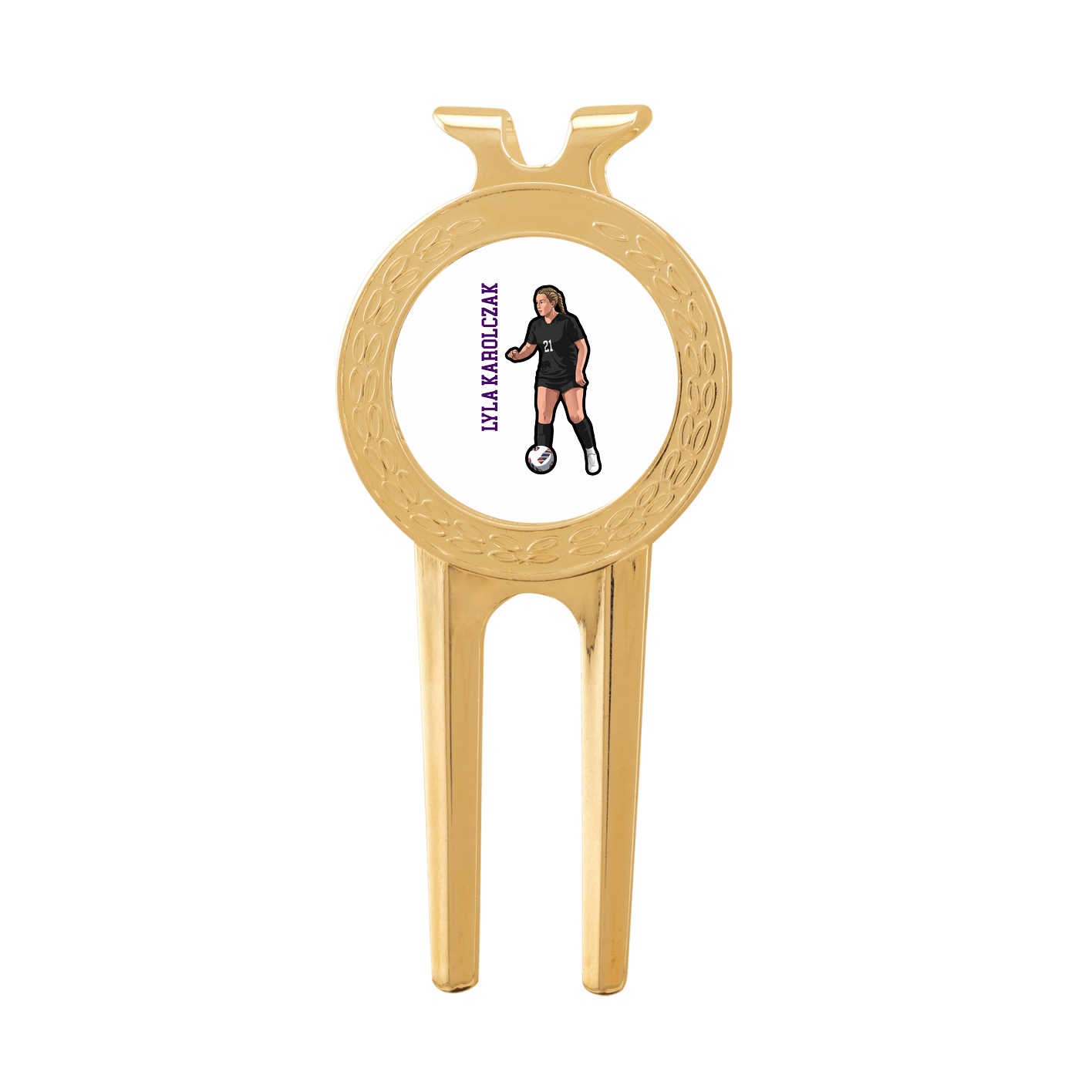 Divot Tool with Ball Marker — Name Vertical in Classic