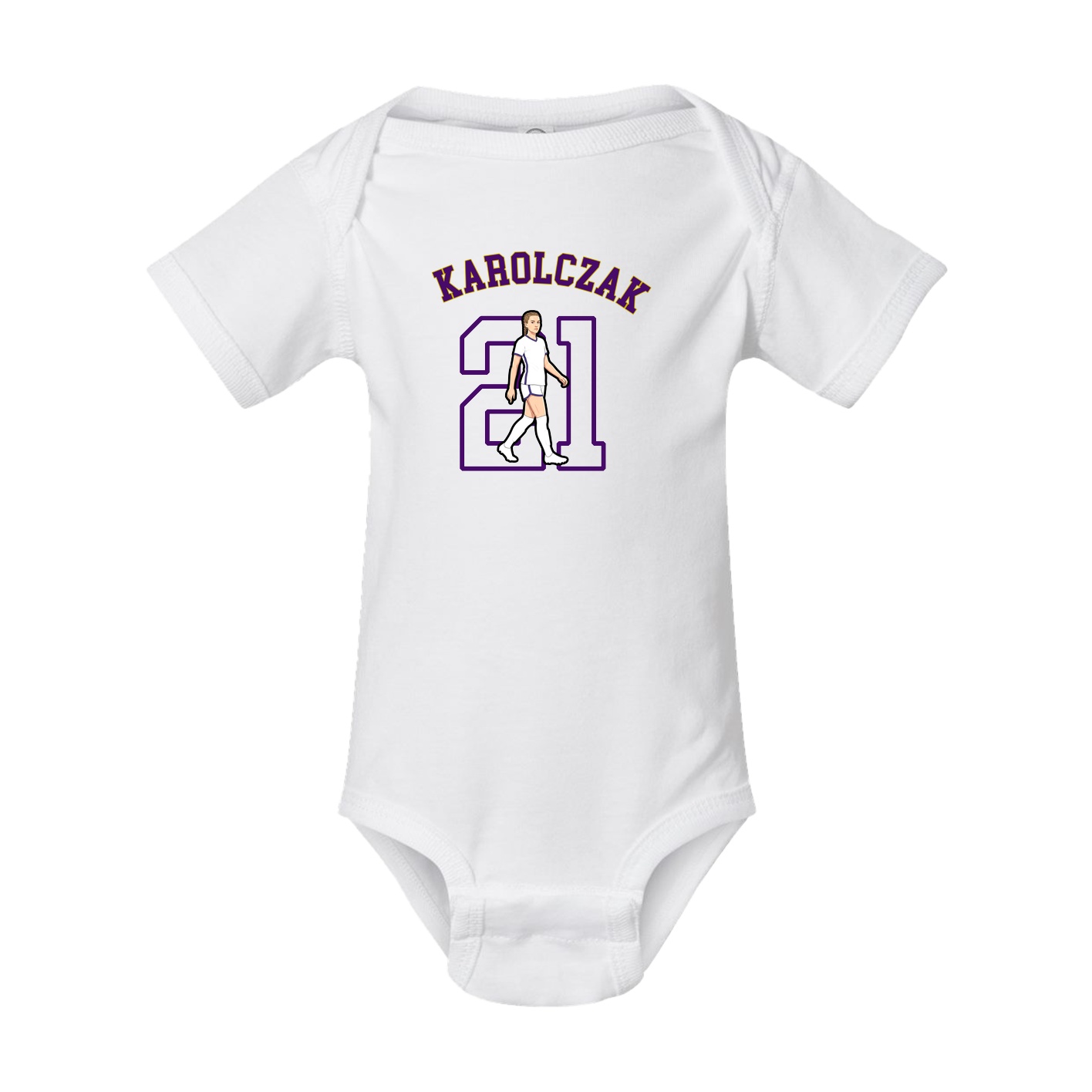 Baby Onesie — Shirsey Arch in White