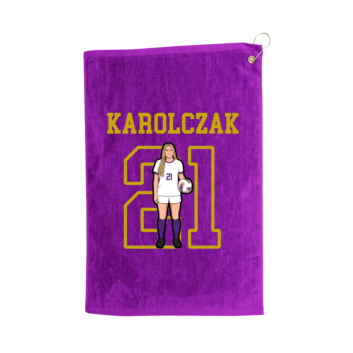 Golf Towel — Shirsey in Purple