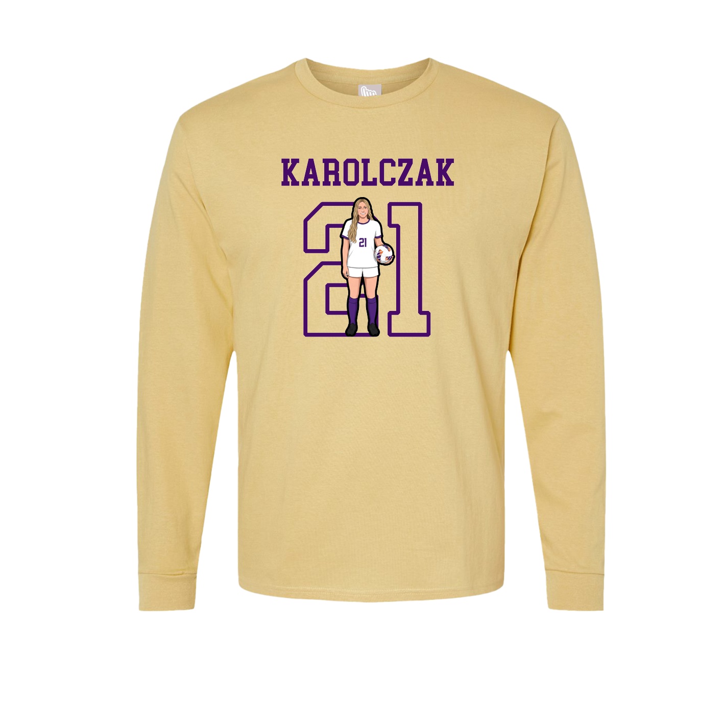 Long Sleeve Tee — Shirsey in Vegas Gold