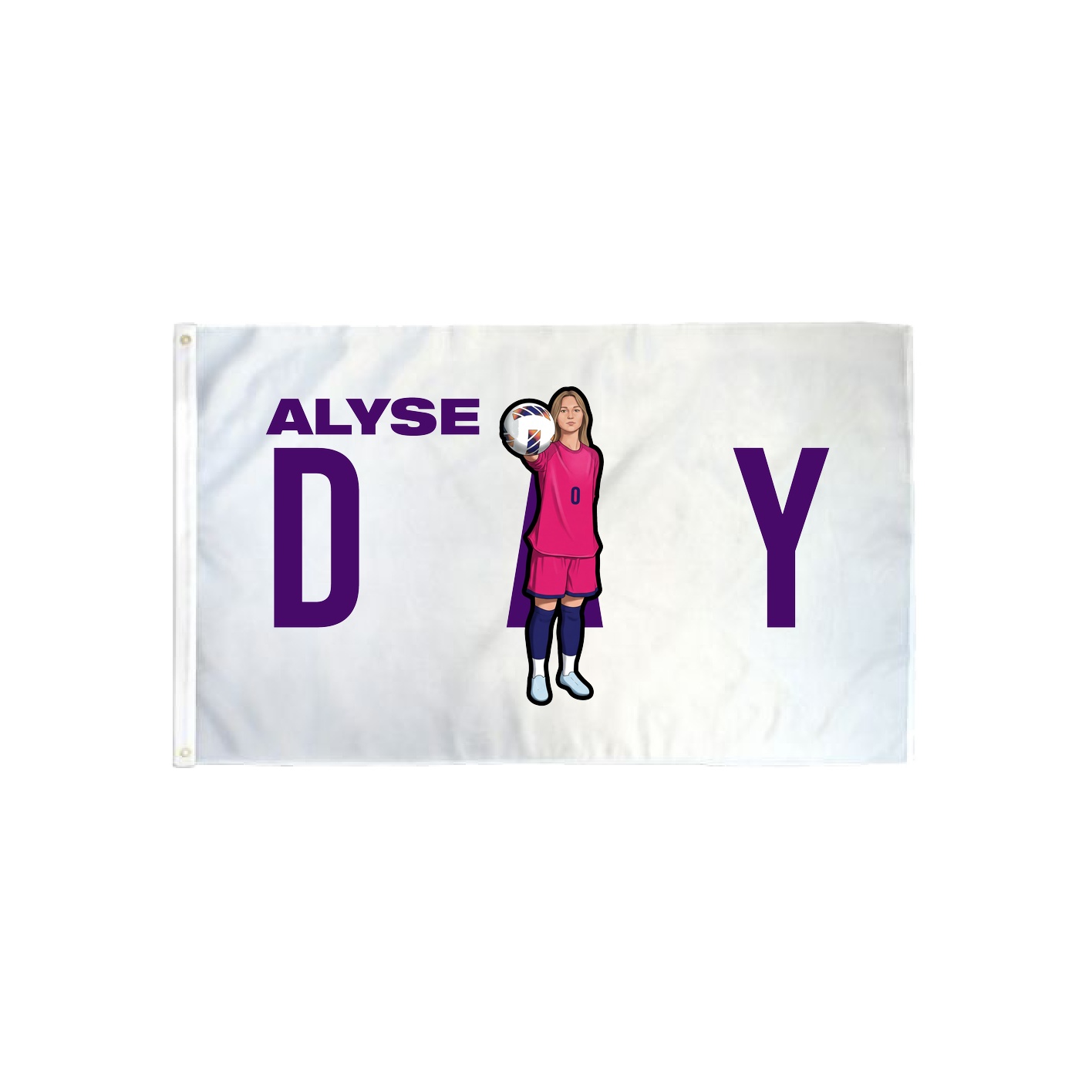 3x5 Flag — Player Name in Classic