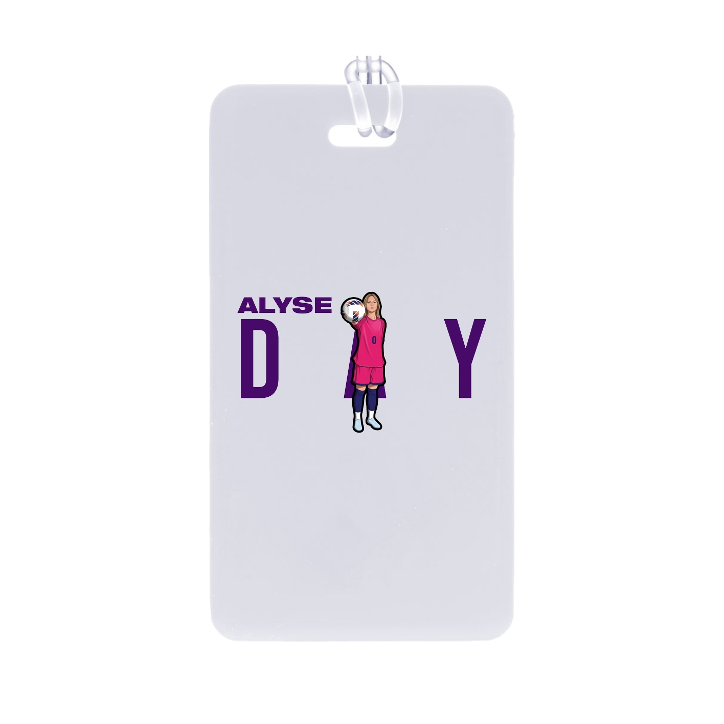 Bag Tag — Player Name in Classic
