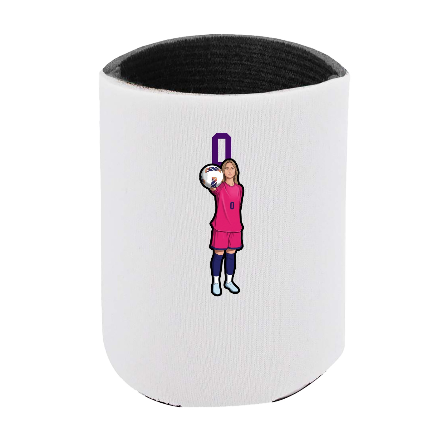 Can Holder — Number Top in White