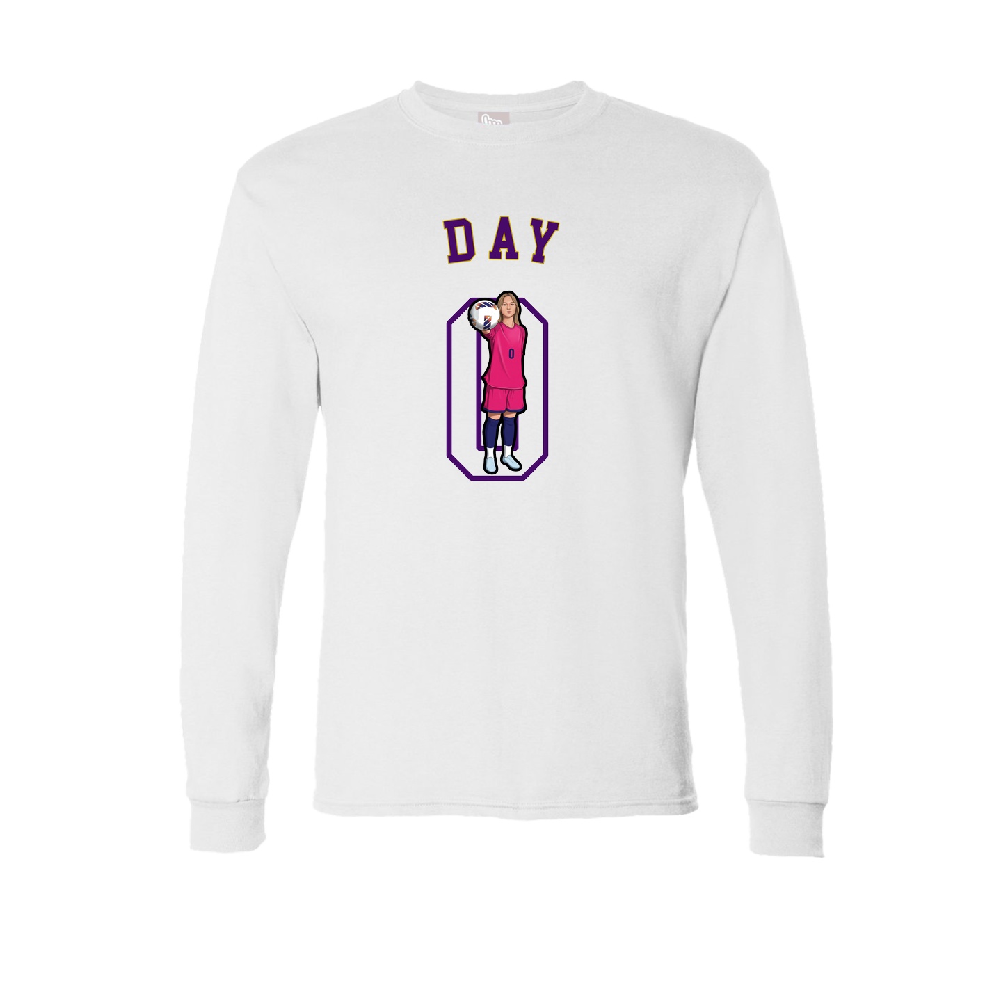 Long Sleeve Tee — Shirsey Arch in White