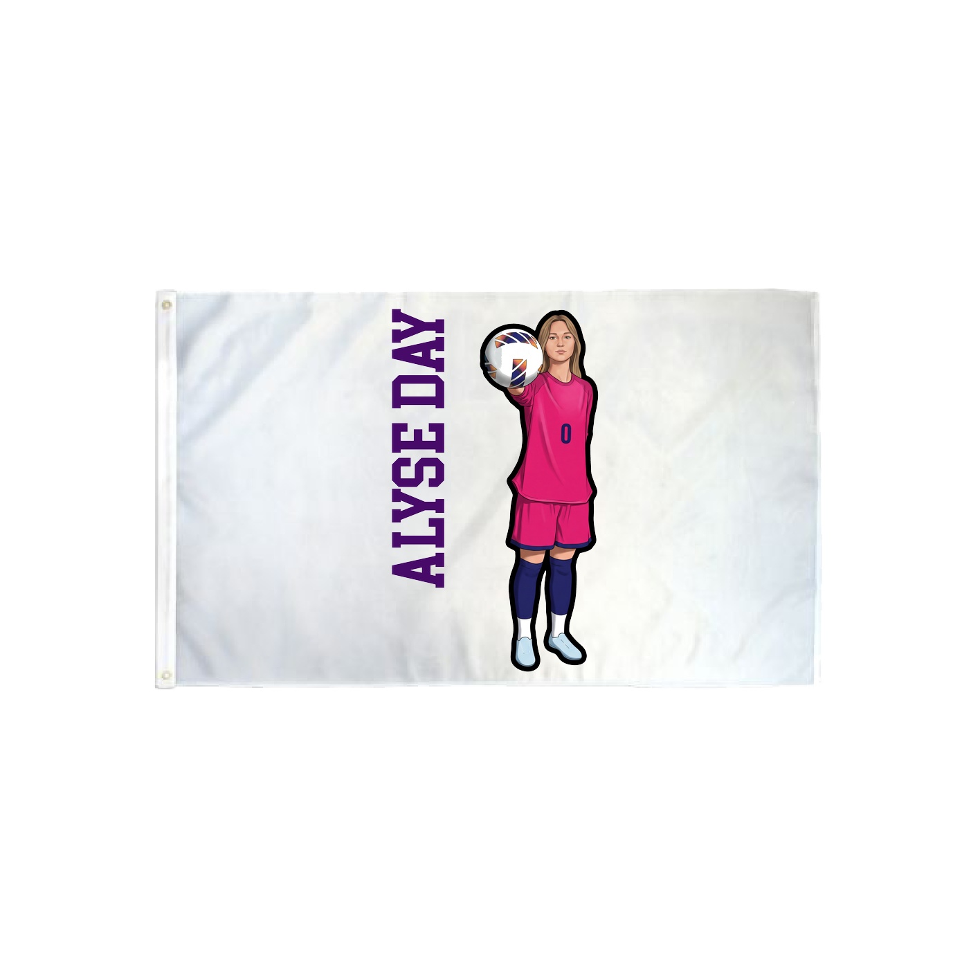 3x5 Flag — Name Vertical in Classic