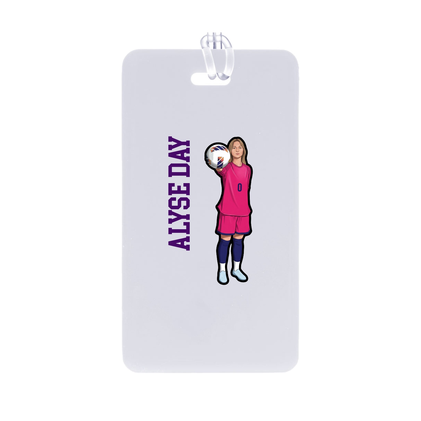 Bag Tag — Name Vertical in Classic