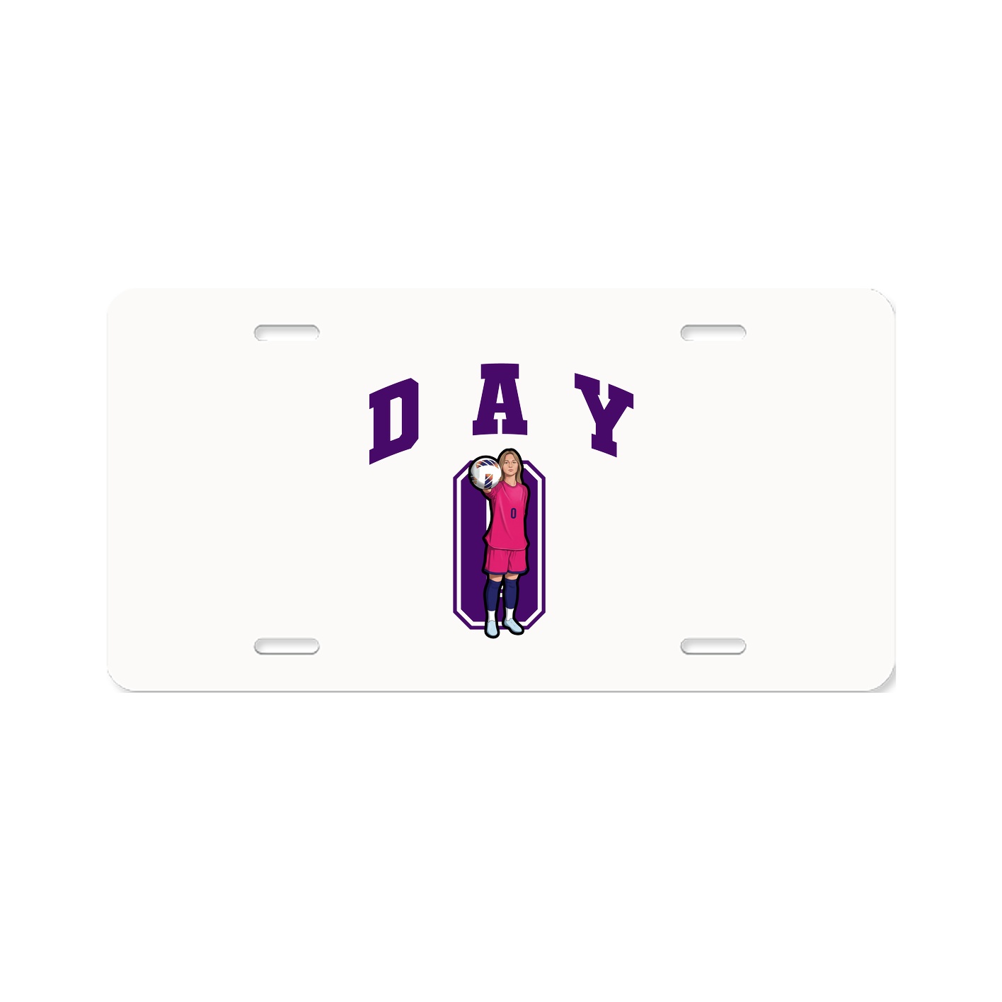 License Plate — Number in Classic