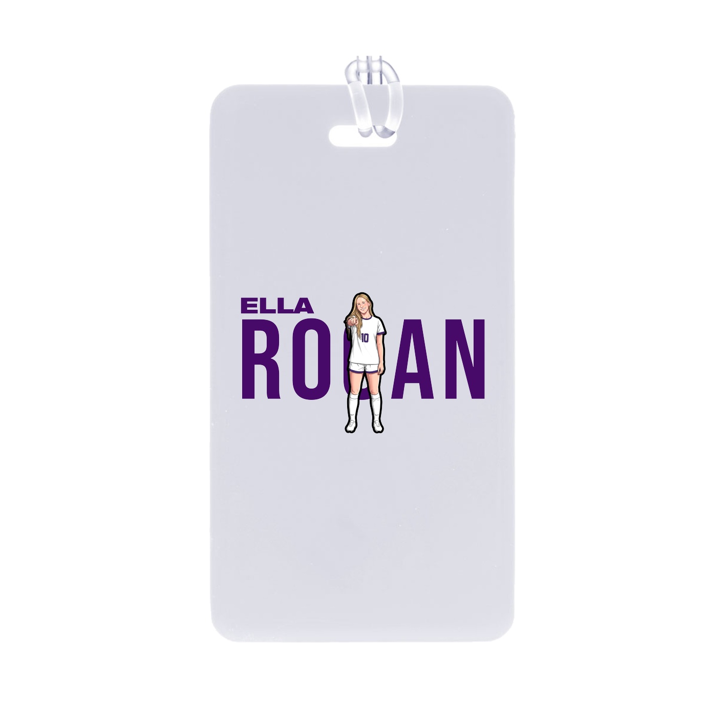 Bag Tag — Player Name in Classic