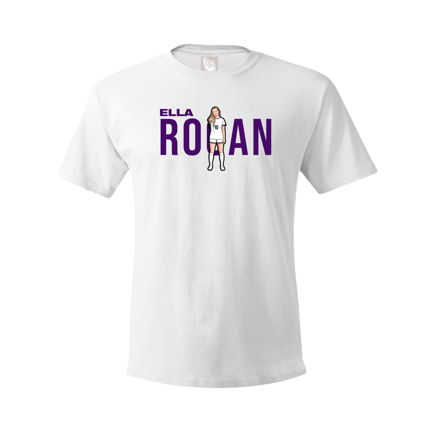 Youth Tee — Player Name in White