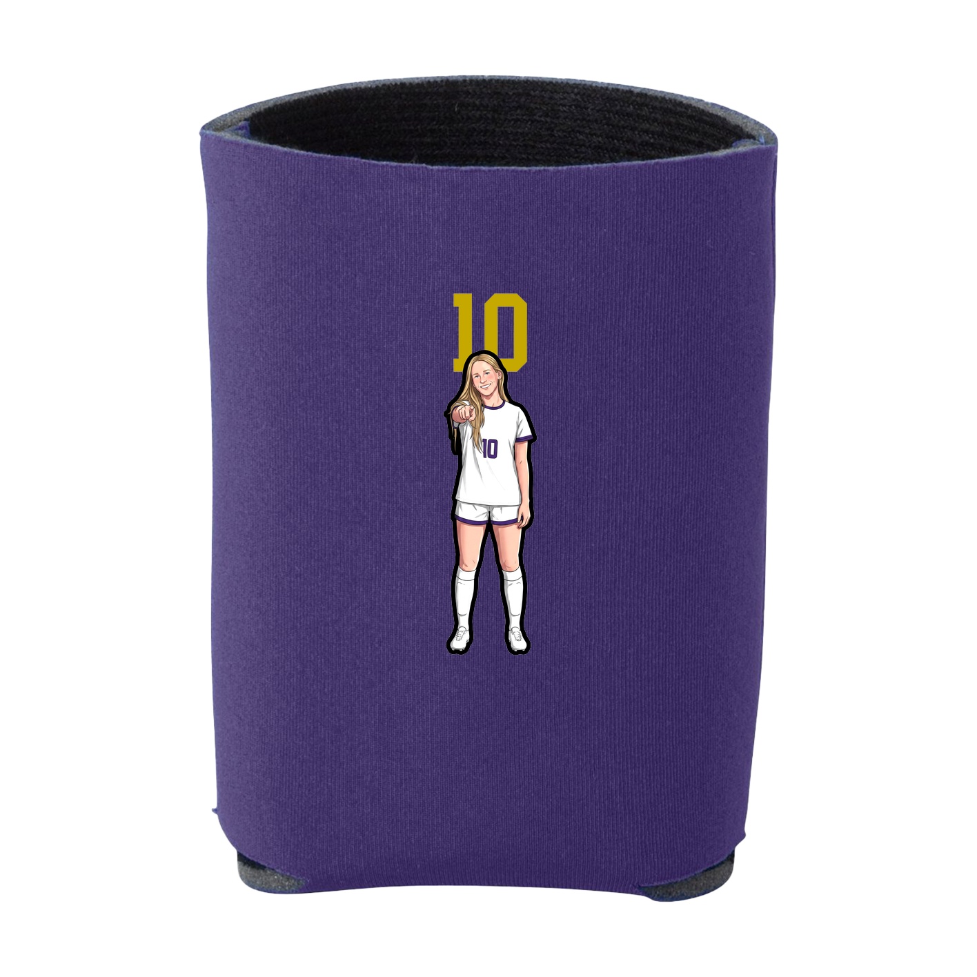 Can Holder — Number Top in Purple