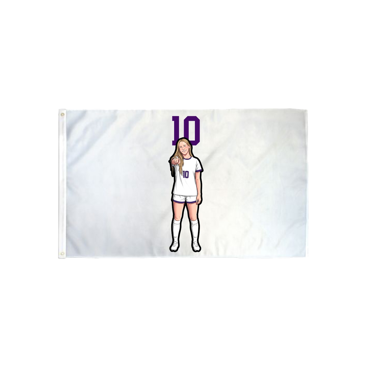 3x5 Flag — Number Top in Classic