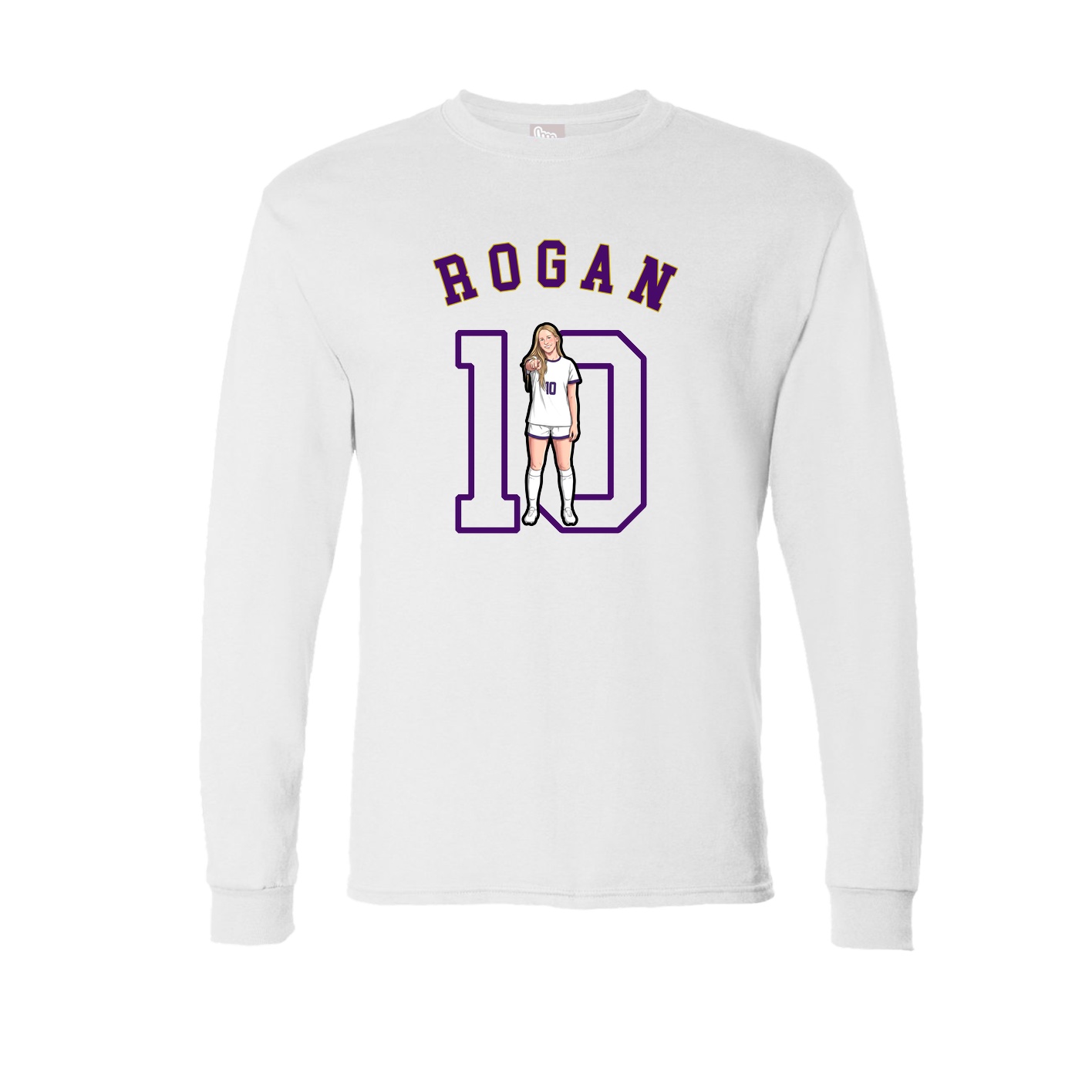 Long Sleeve Tee — Shirsey Arch in White