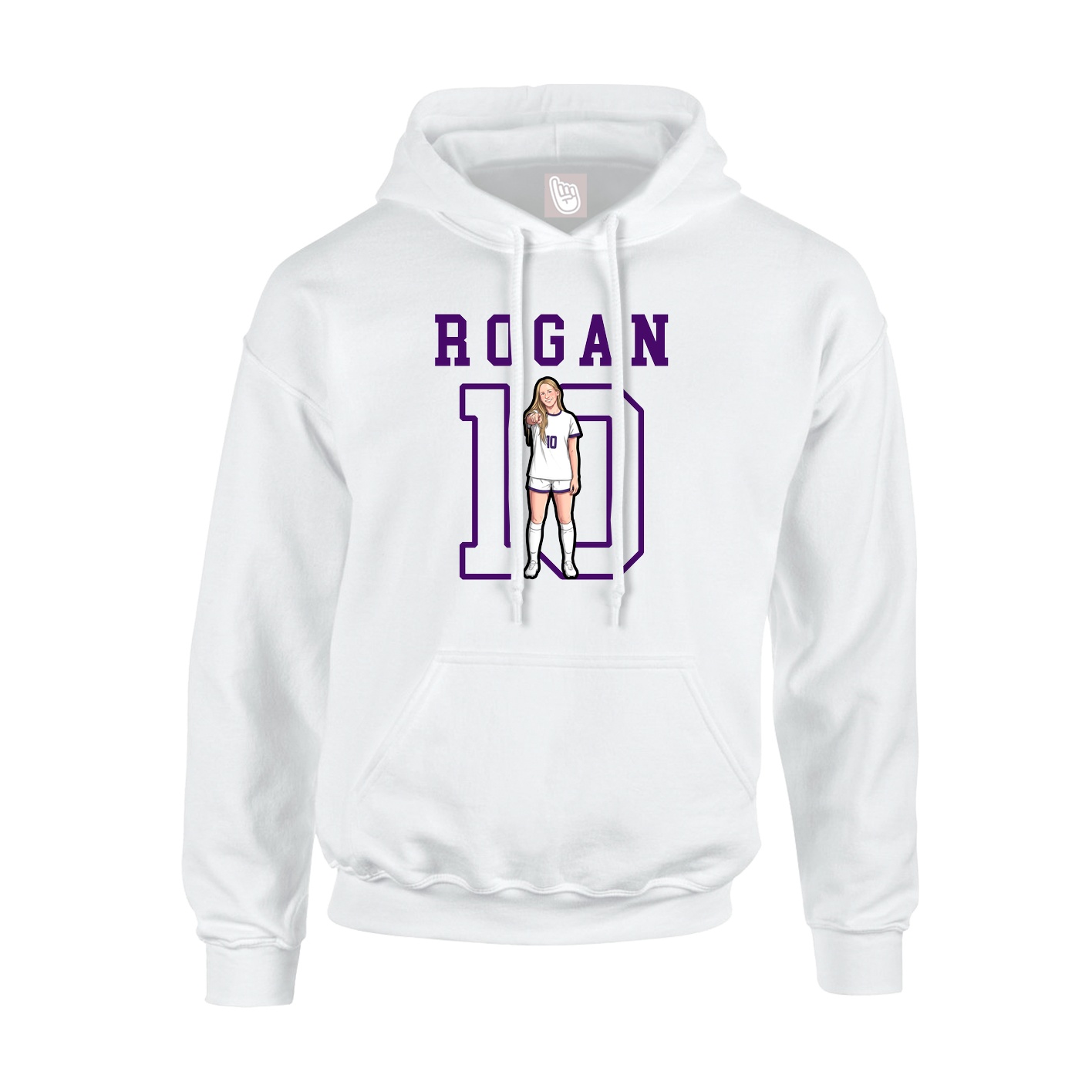 Youth Hoodie — Shirsey in White