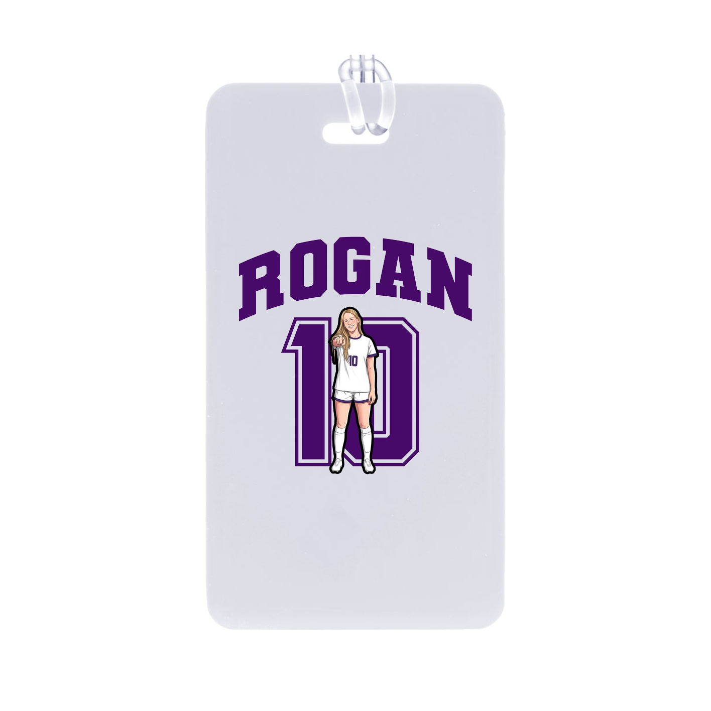 Bag Tag — Number in Classic