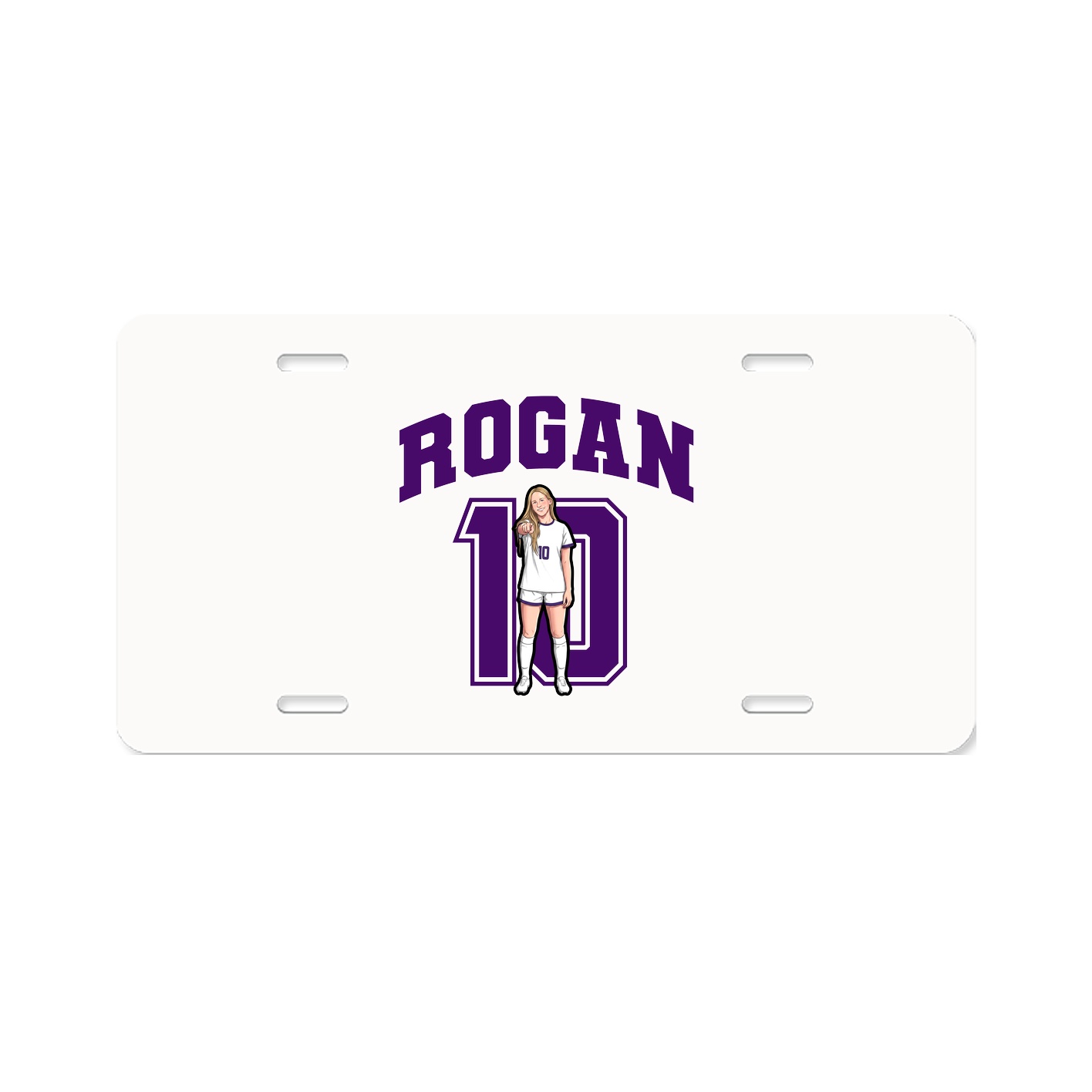 License Plate — Number in Classic