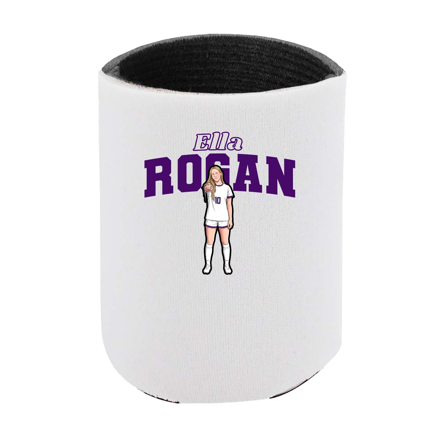 Can Holder — Name Arch in White