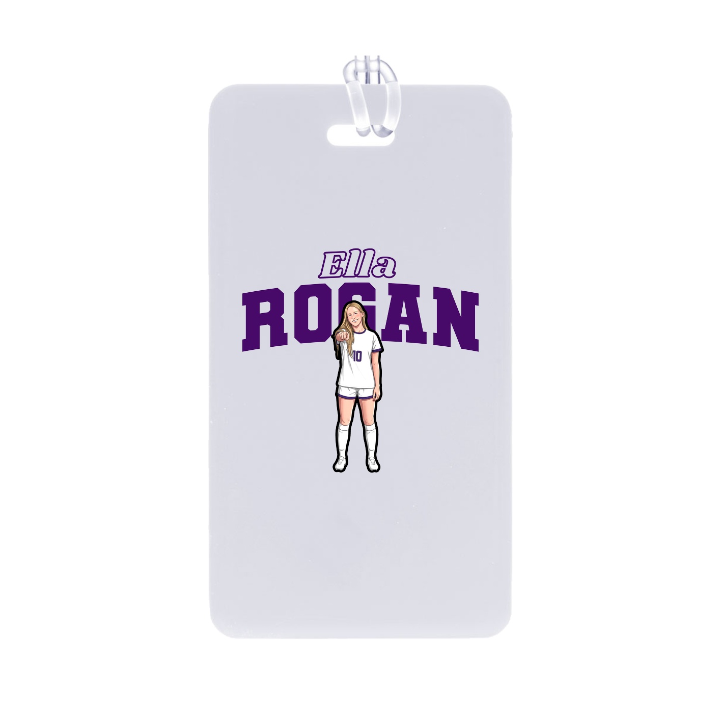 Bag Tag — Name Arch in Classic