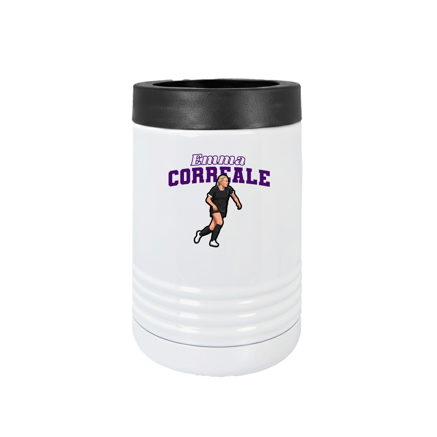 Beverage Holder — Name Arch in White