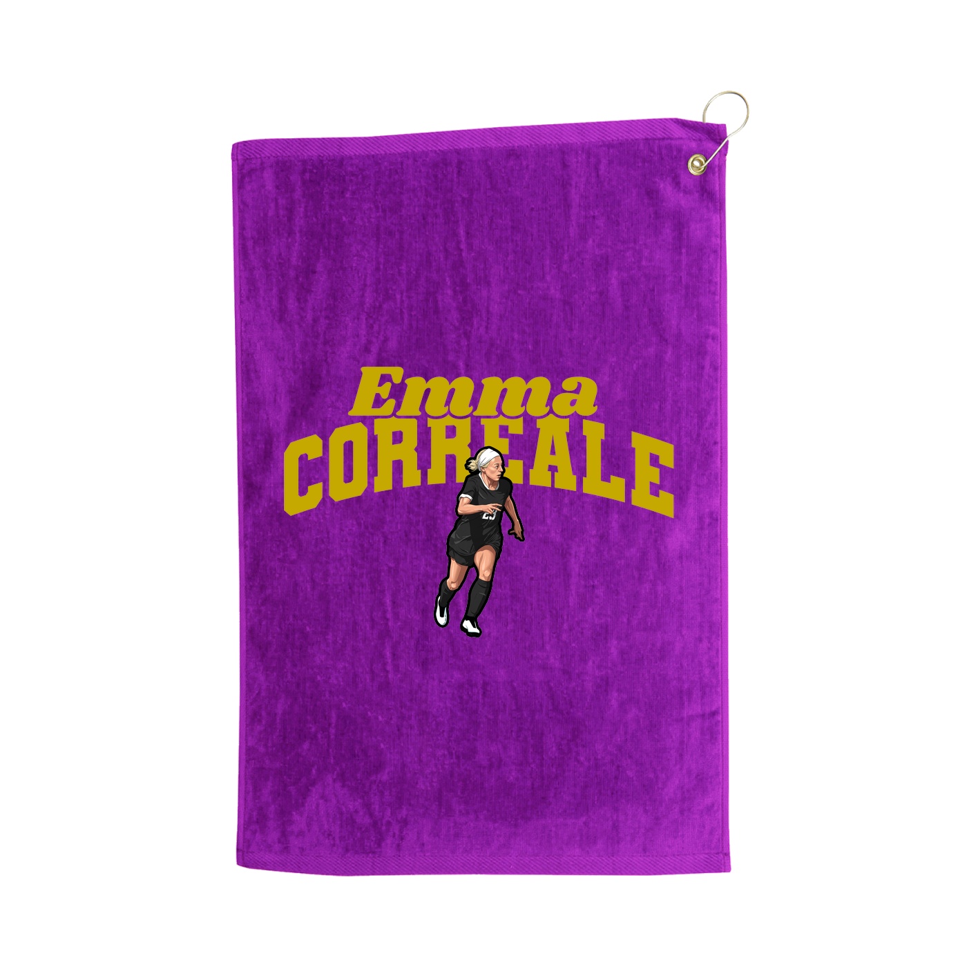 Golf Towel — Signature Arch in Purple