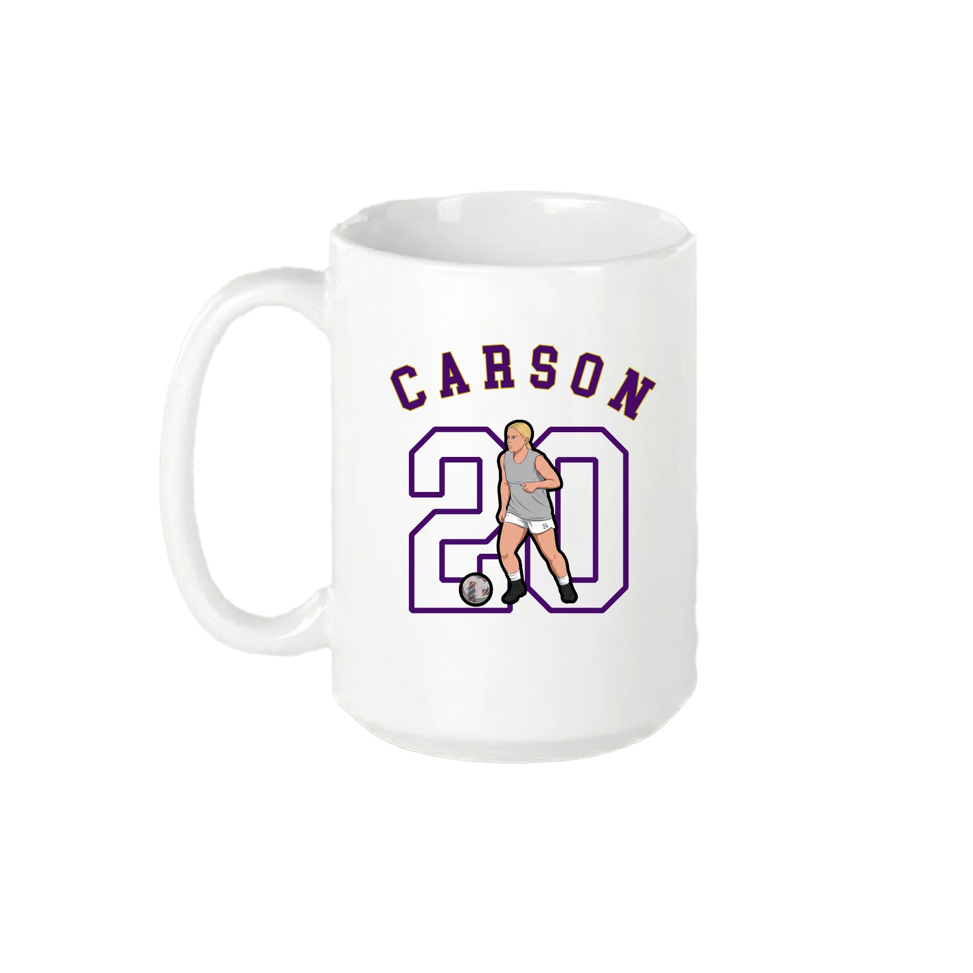 15oz Coffee Mug — Shirsey Arch in White