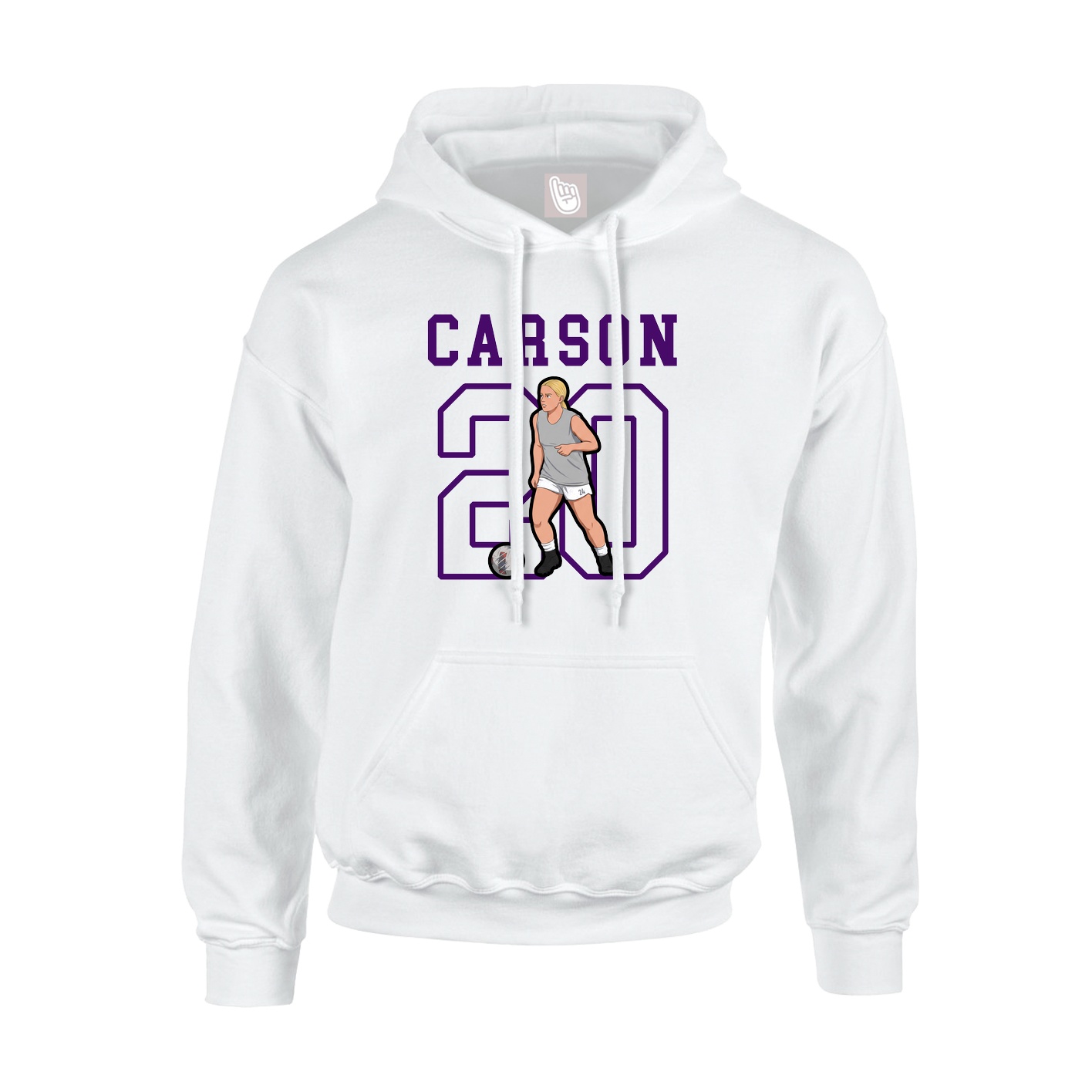 Youth Hoodie — Shirsey in White
