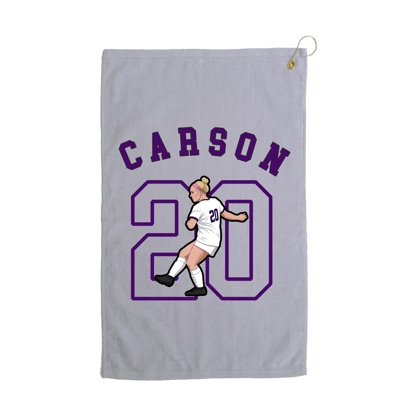 Golf Towel — Shirsey Arch in Grey