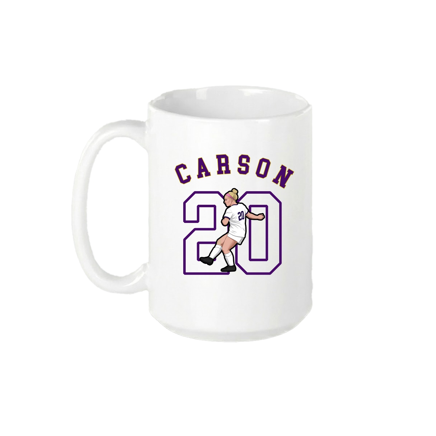 15oz Coffee Mug — Shirsey Arch in White