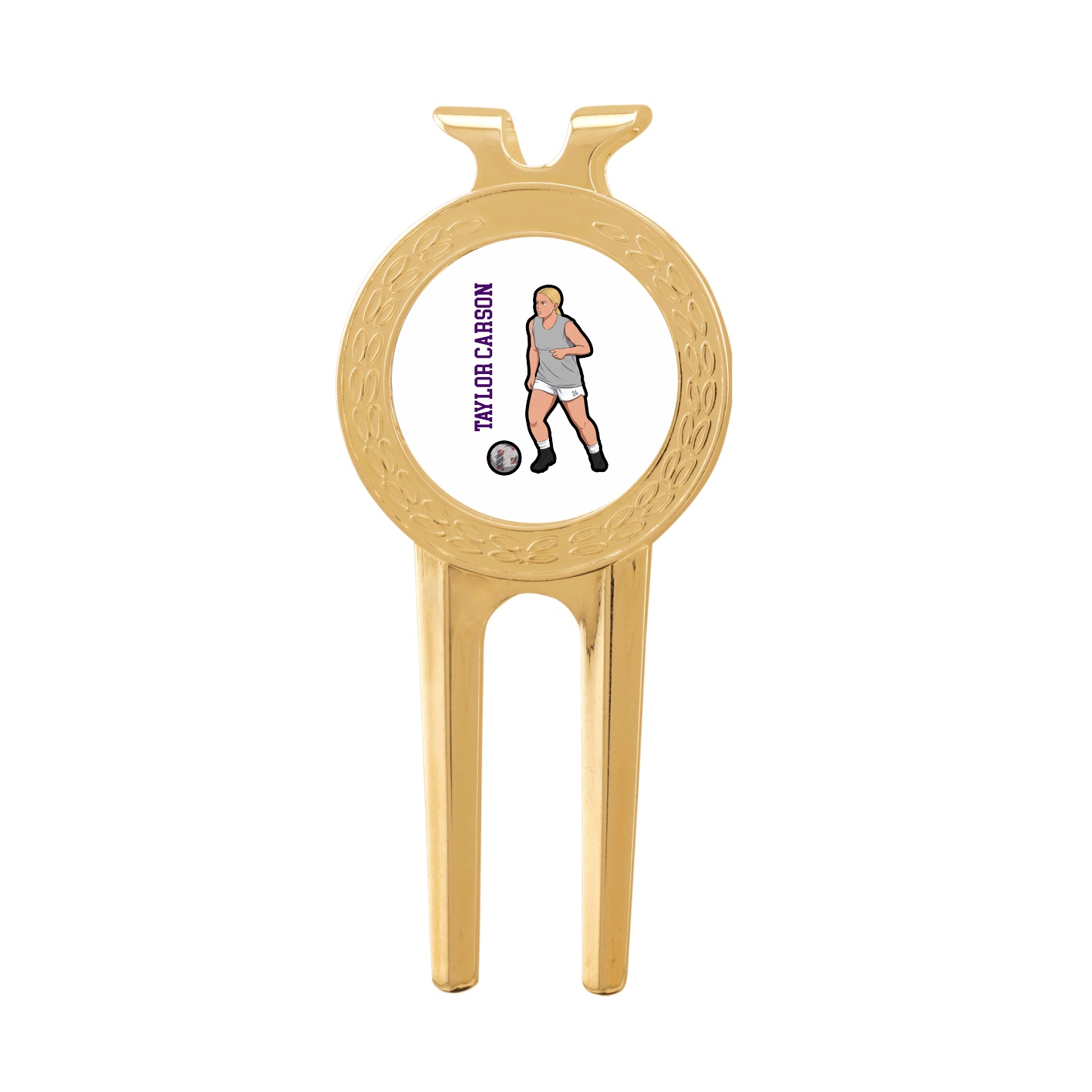 Divot Tool with Ball Marker — Name Vertical in Classic
