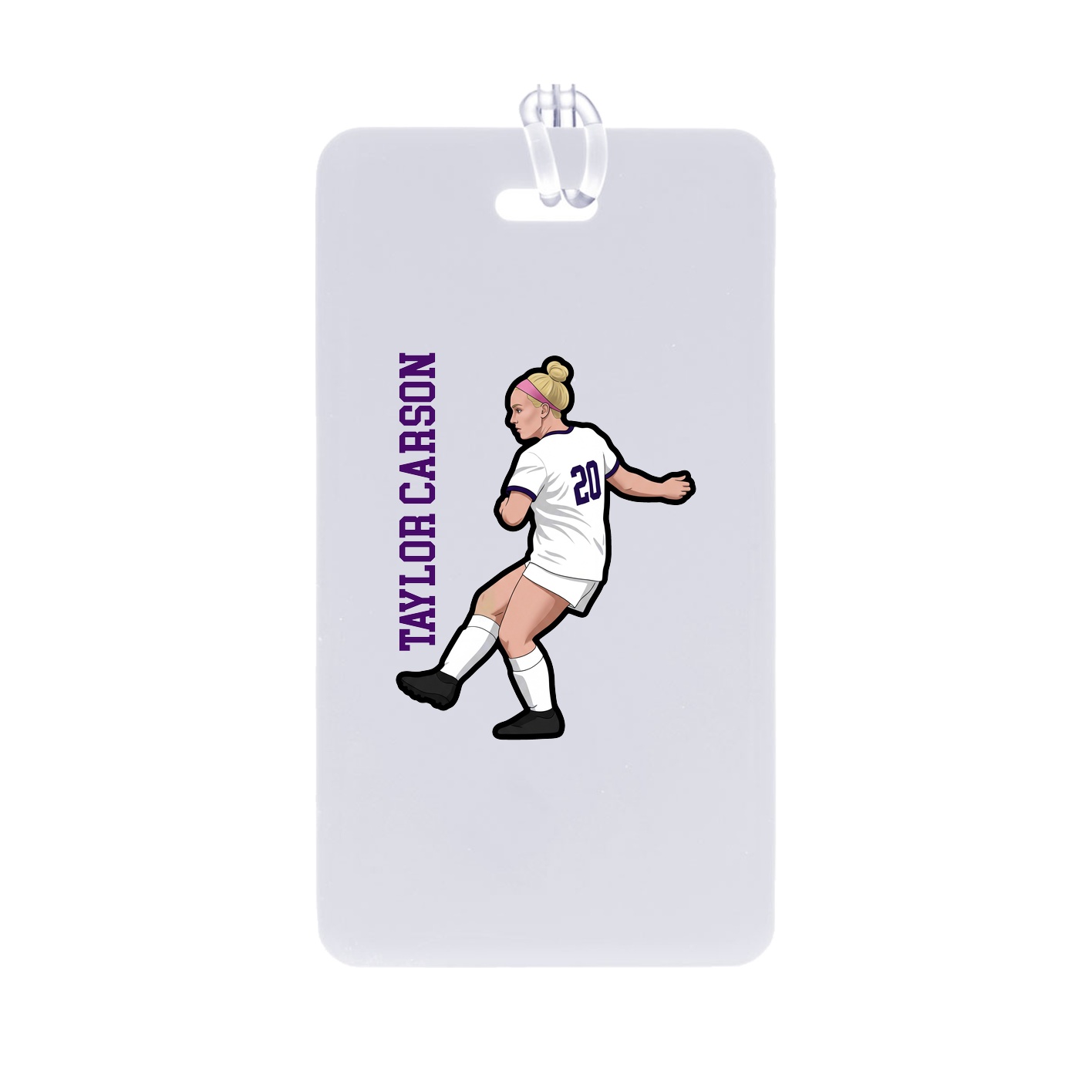 Bag Tag — Name Vertical in Classic